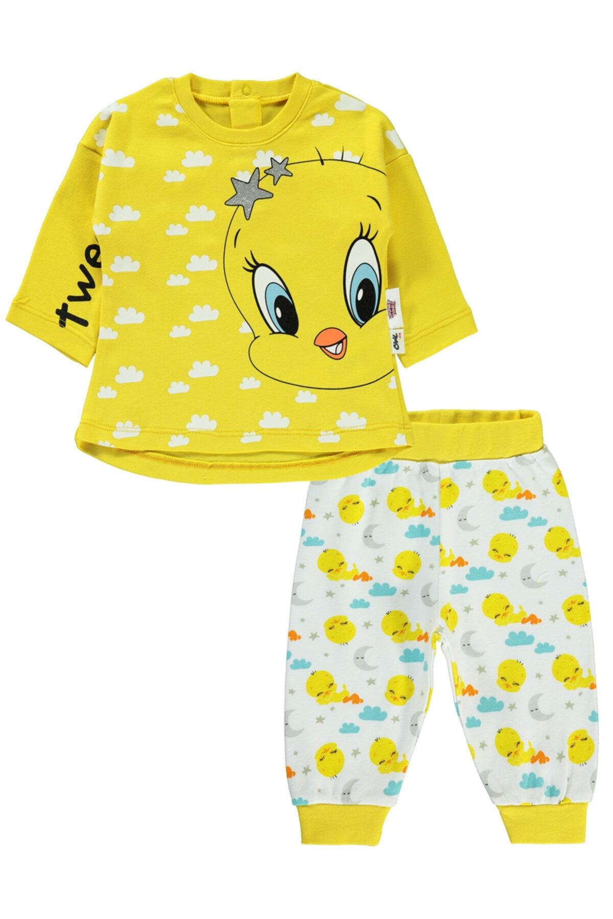 Albimini Tweety Kız Bebek Takım Sarı
