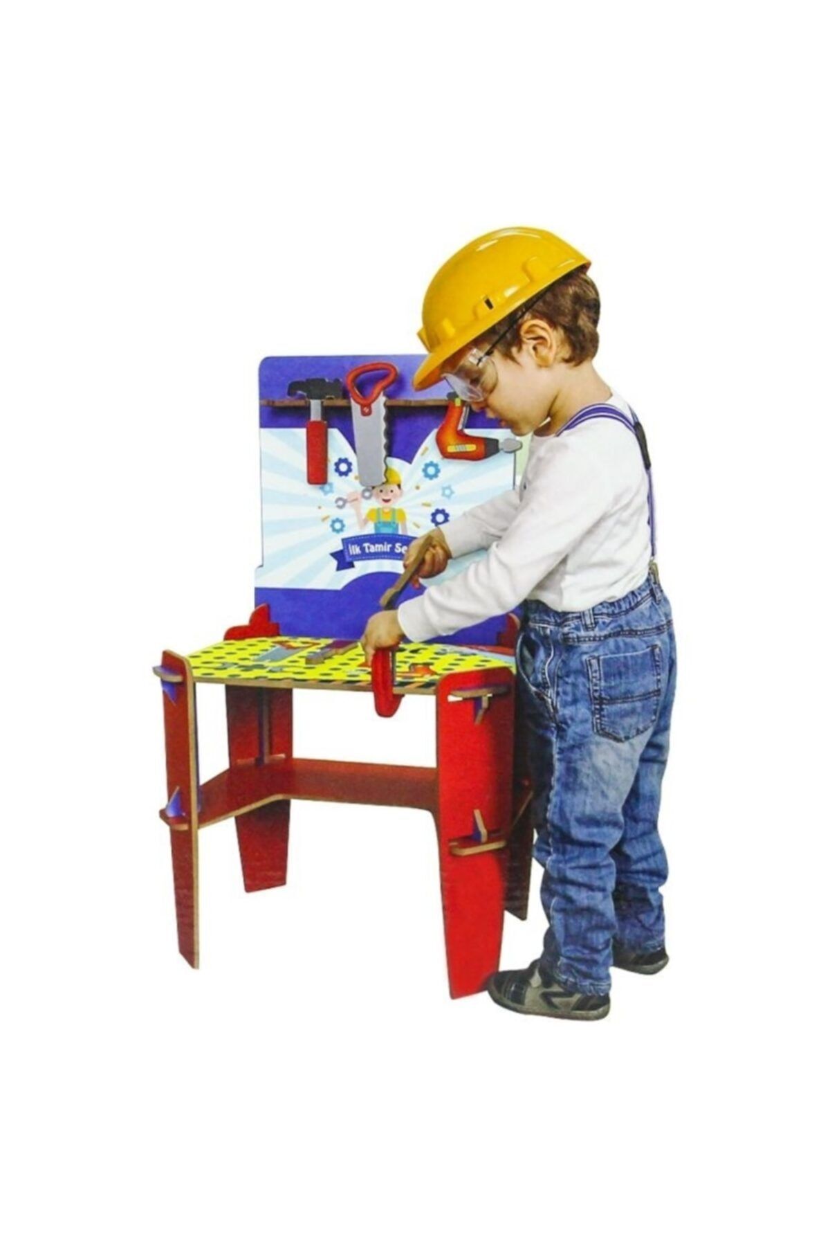 AKÇİÇEK OYUNCAK Ahşap Ilk Tamir Masası