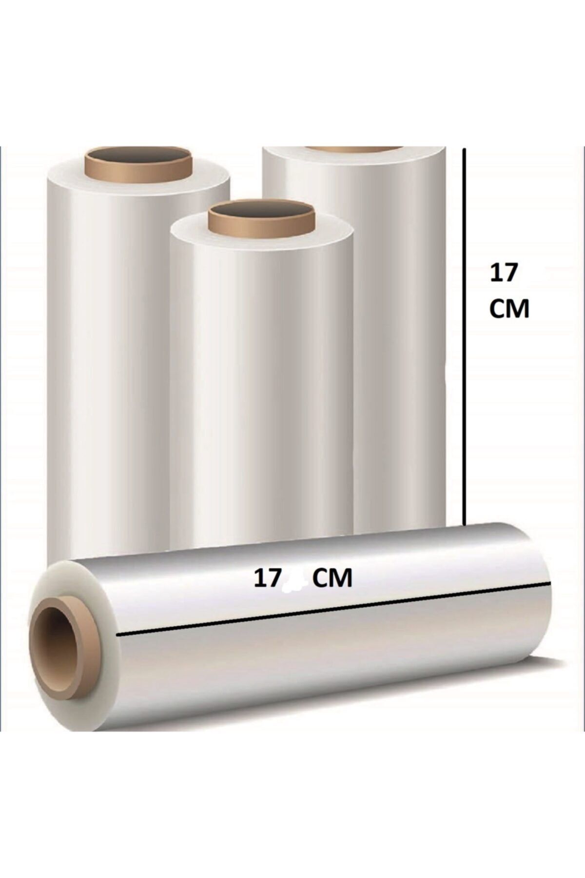 KONAKS Palet Strech 17micron 17cm*200mt(650gr)
