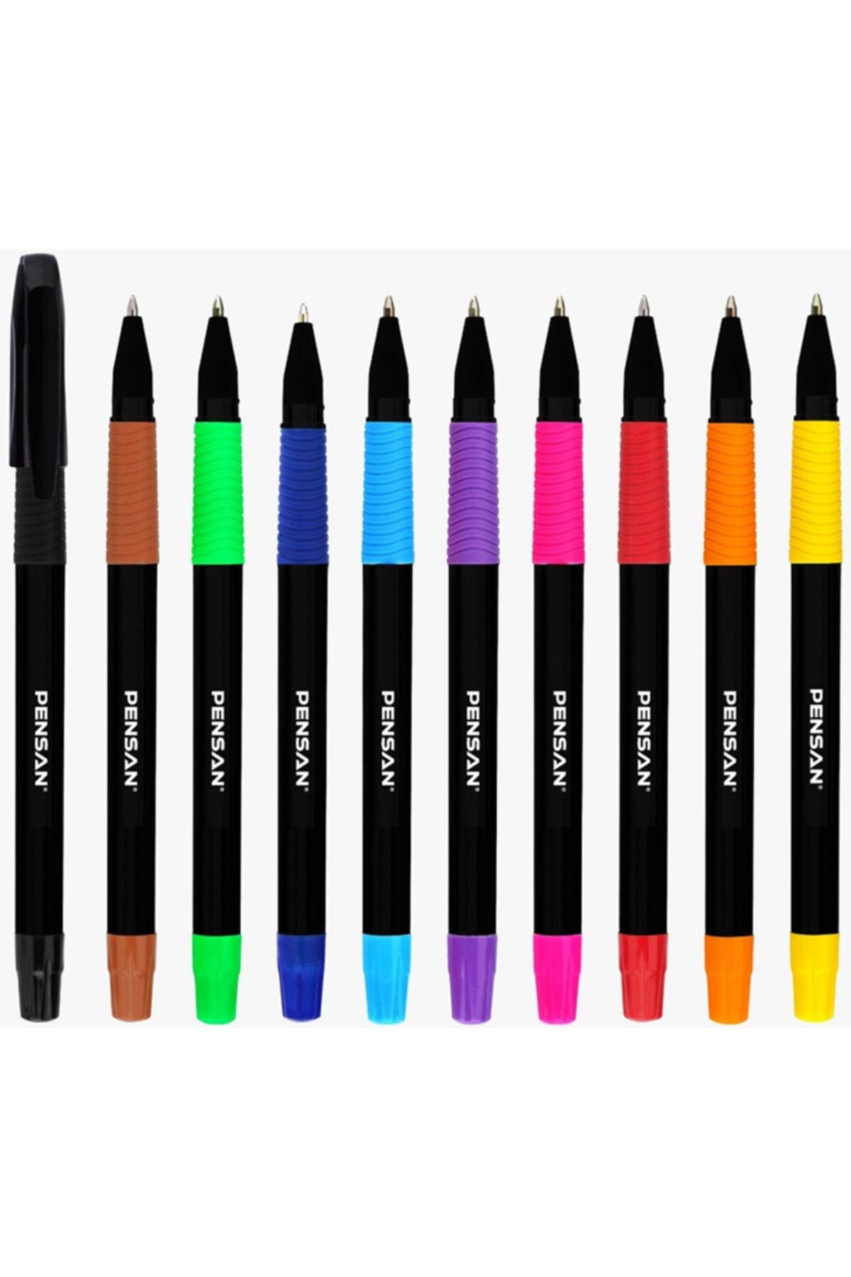 Pensan Sign Up 1 Mm Renkli Ballpoint Kalem Seti 10 Lu