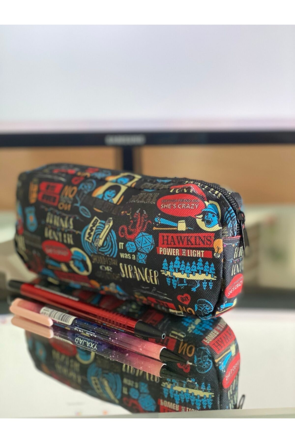 Retina Shop Stranger Things Tabela Yazı Kumaş Kalemlik