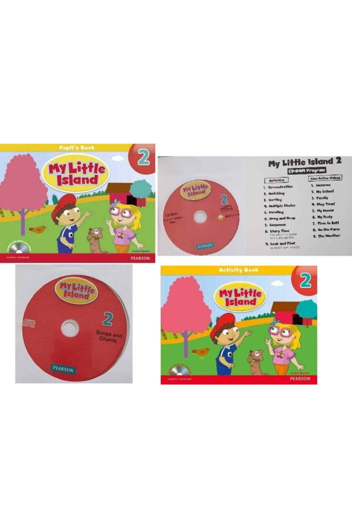 Pearson Education Yayıncılık My Little Island 2 Student's Book And Cd Rom Pack + Workbook