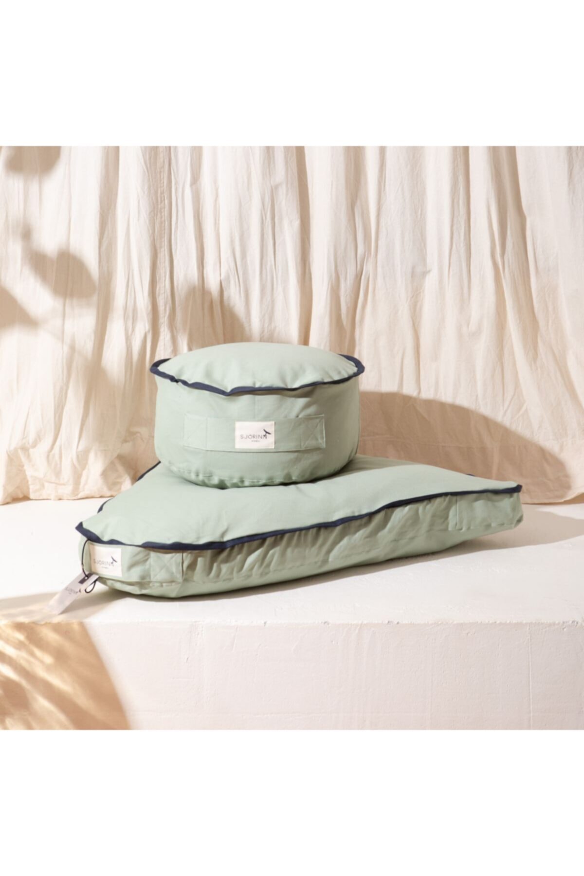 Sjorinn İstanbul Hav – Meditasyon Minderi Seti (üçgen / Yuvarlak)