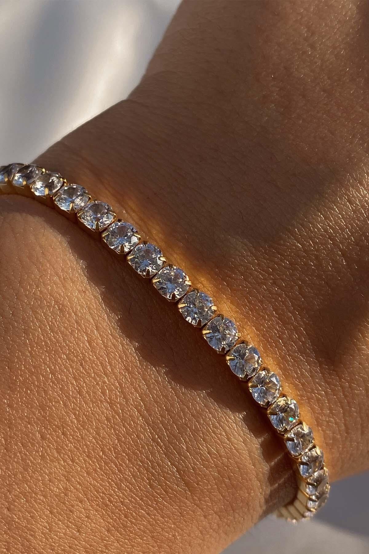 Amoreist Amore.ist Beyoğlu Taşı Gold Bileklik