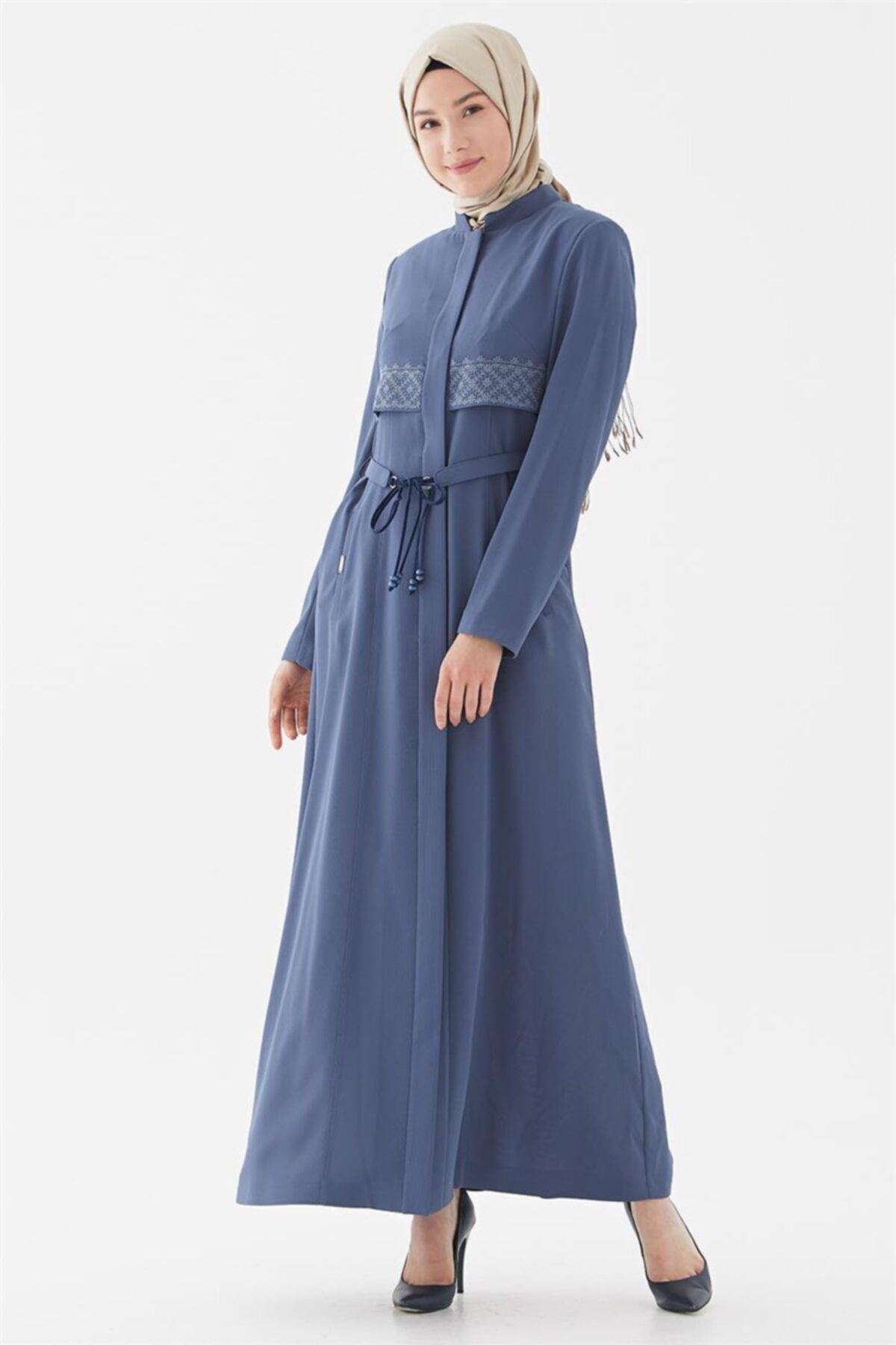 Doque Kadın Lacivert Pardesü b20-55111-39