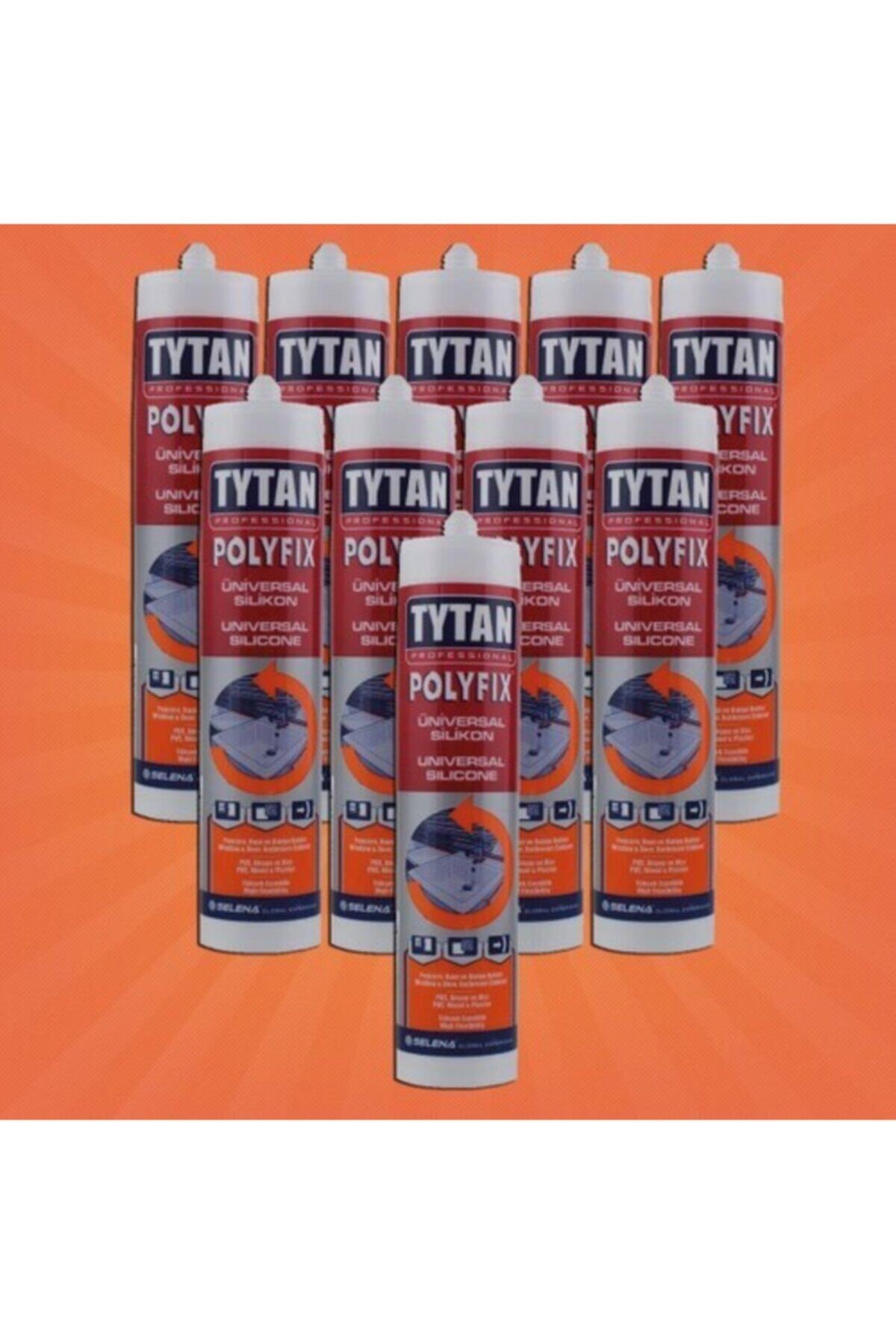 TYTAN Silikon Şeffaf Polyfix Universal 280 gr Selena  10'lu