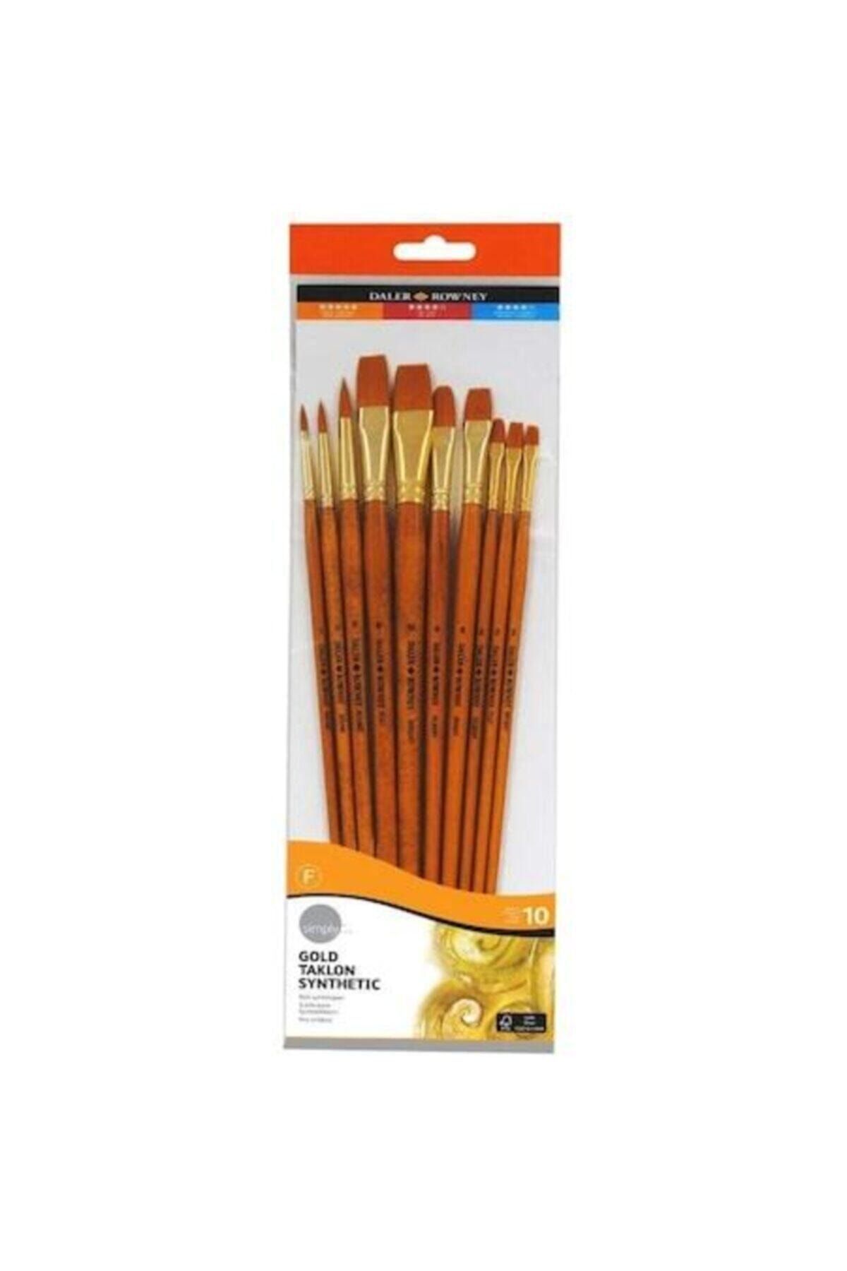 Daler Rowney Taklon Fırça Seti 10'lu