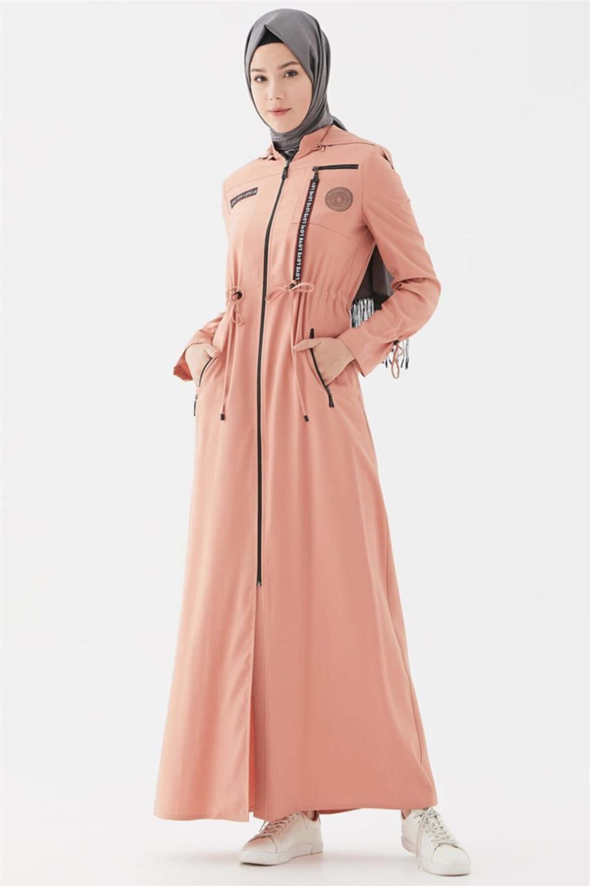 Vivencia Baskılı Pudra Giy-çık