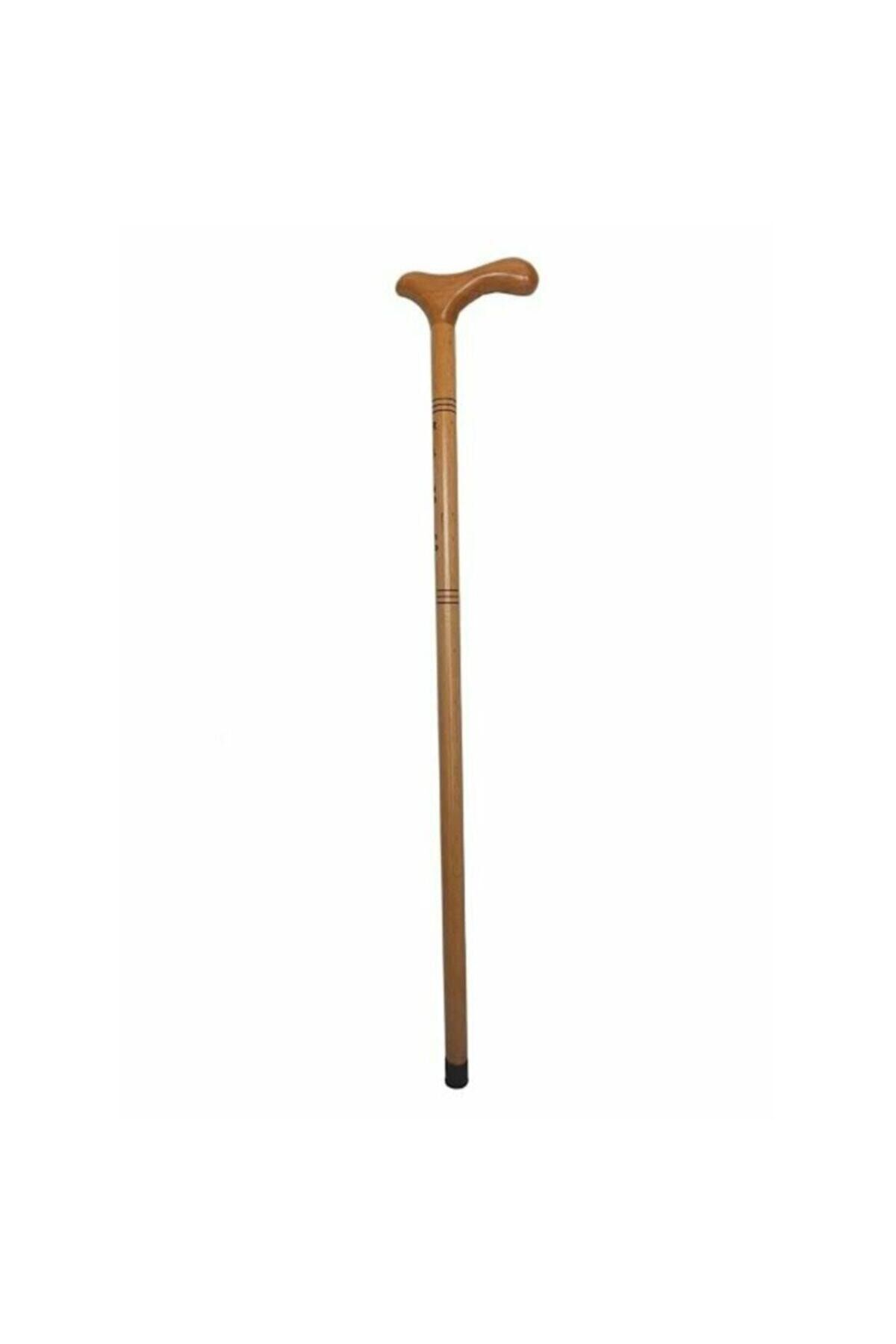 DURU AHŞAP Ceviz Rengi Asa Desenli Saplı Baston 90cm Ahşapbaston-oksijenaksesuar