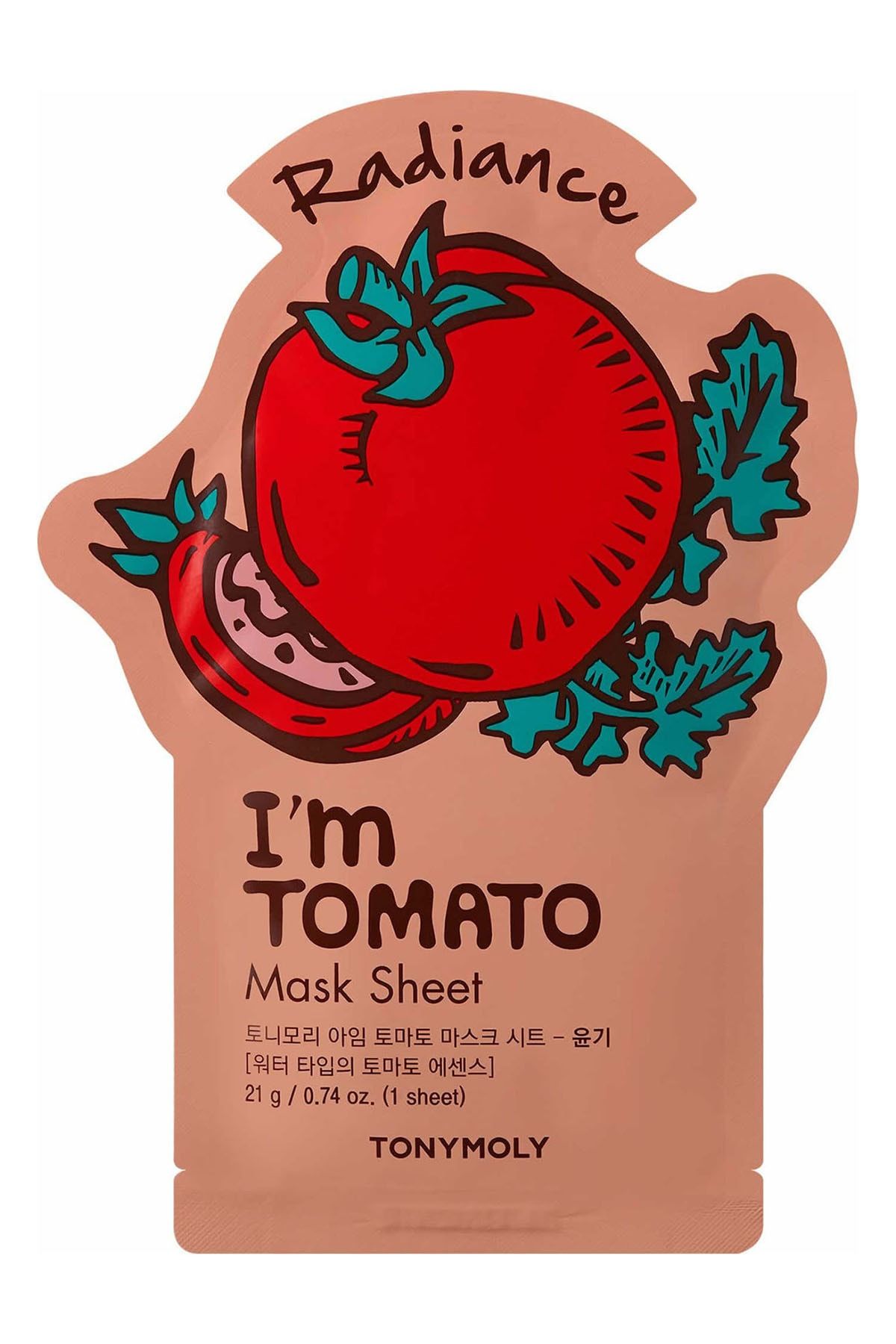 TONY MOLY Yüz Maskesi I'm Parlatıcı ve Arındırıcı Domates Cilt Bakımı 21gr