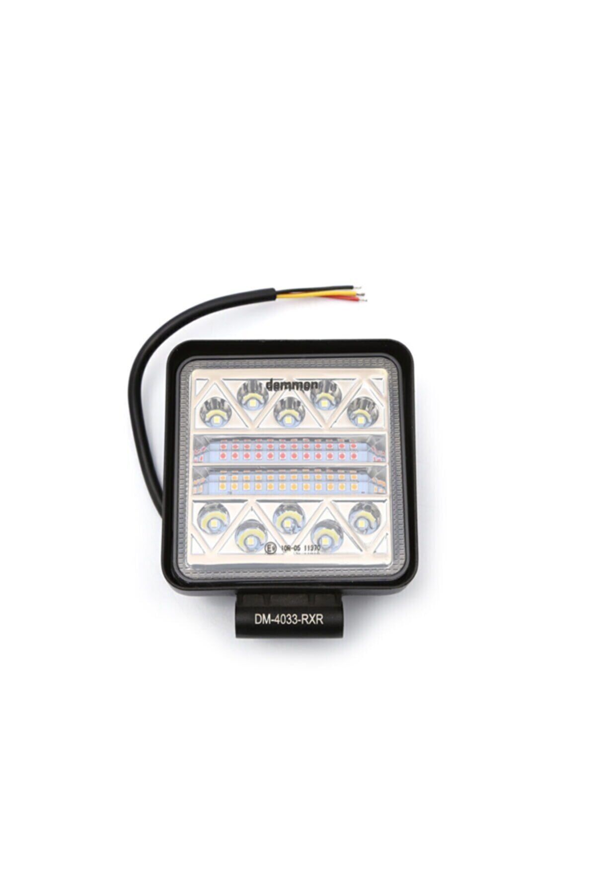 DEMMON Kare Geri Vites Lambası 12v-24v 32ledli Geri-fren-sinyal 3 Fonksiyonlu