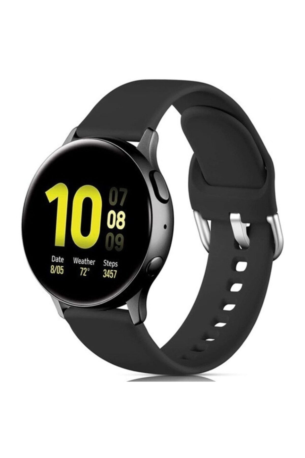 CepEvi Samsung Gear S3 22mm Uyumlu Watch 4 - Gt2 Gt2e 46mm Silikon Kayış Kordon