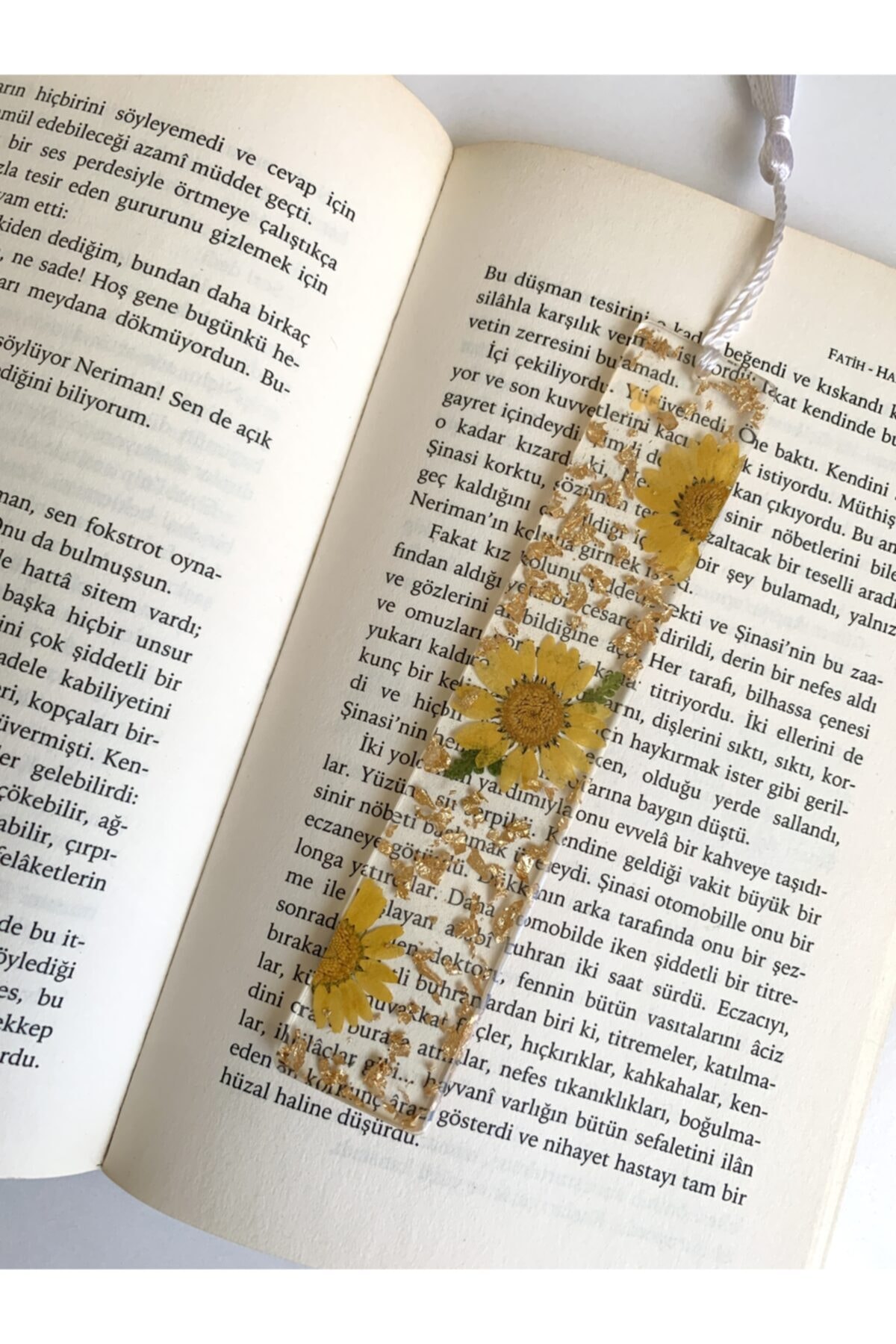 Efizm Store Gerçek Çiçek Kitap Ayracı / Özel Tasarım - 032