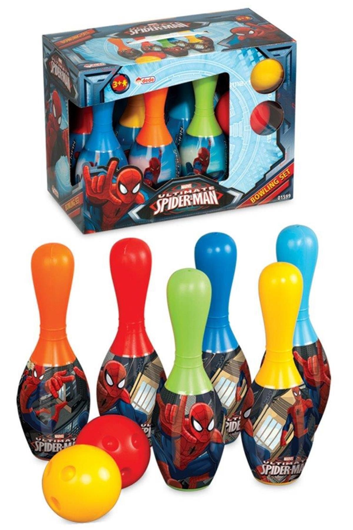 TUNA BUTİK Fen Toys 01599 Dede Spiderman Bowling Seti