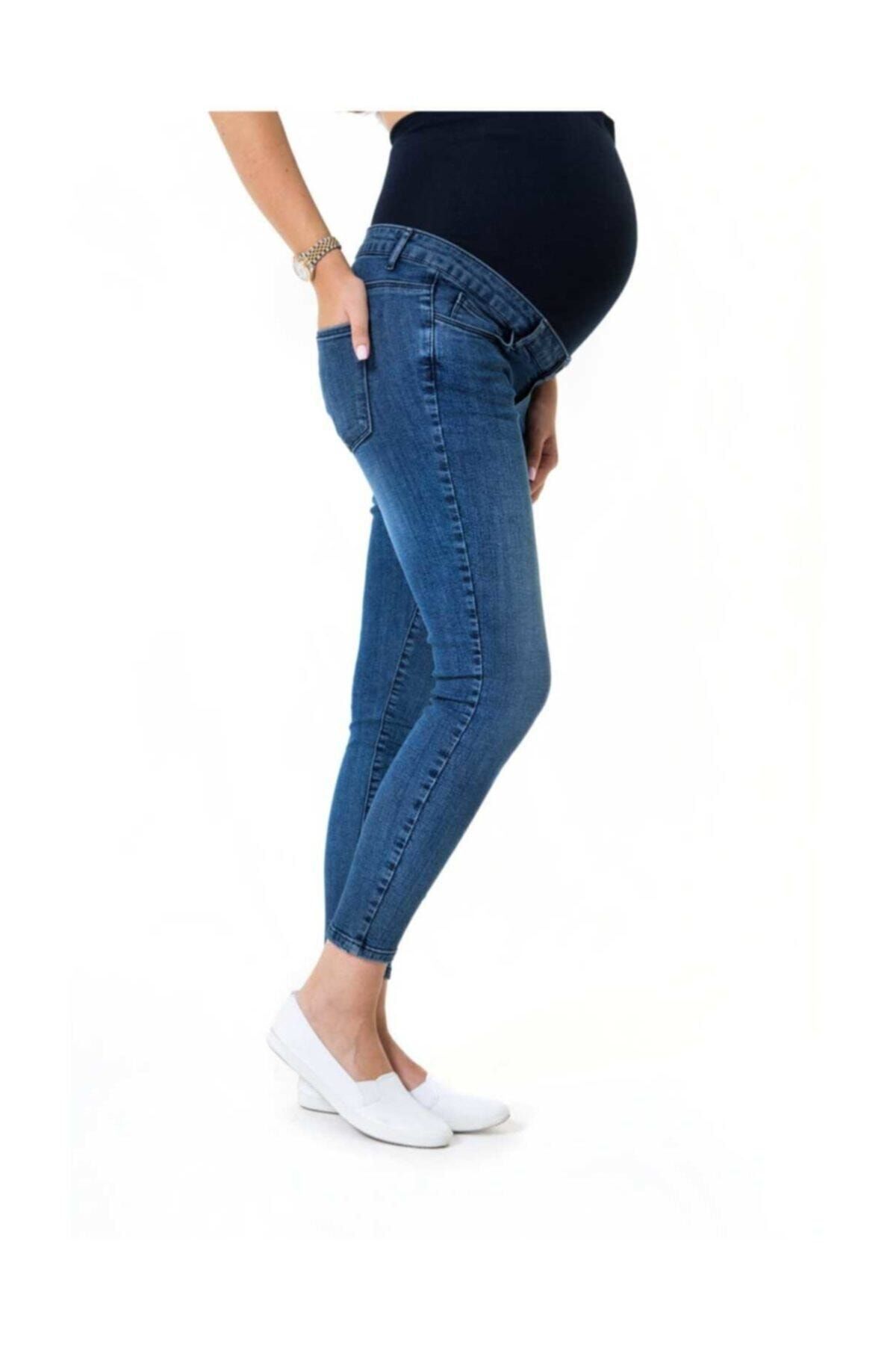 Accouchee Denim Mavi Hamile Denim Pantolon