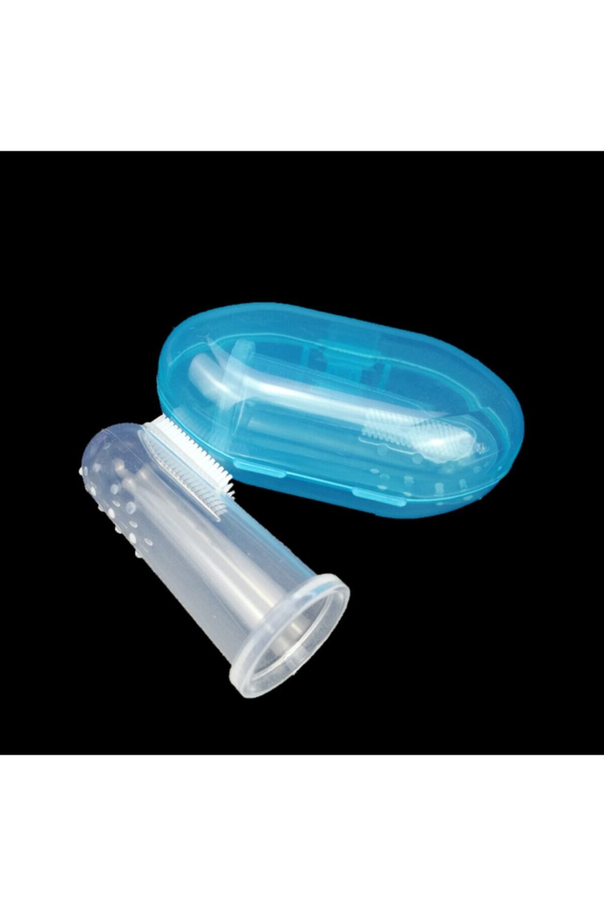 biosmile Mavi Bebek Parmak Diş Fırçası