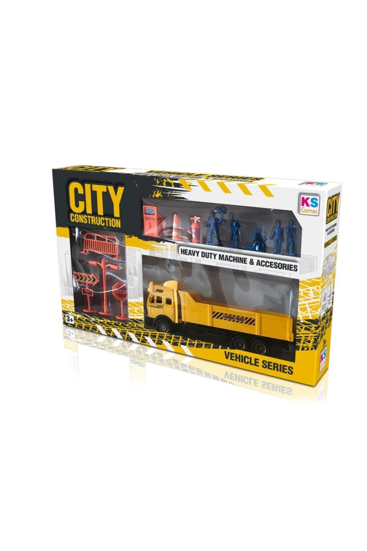 Ks Puzzle 25911 City İnşaat Kamyonu Ve Oyun Seti