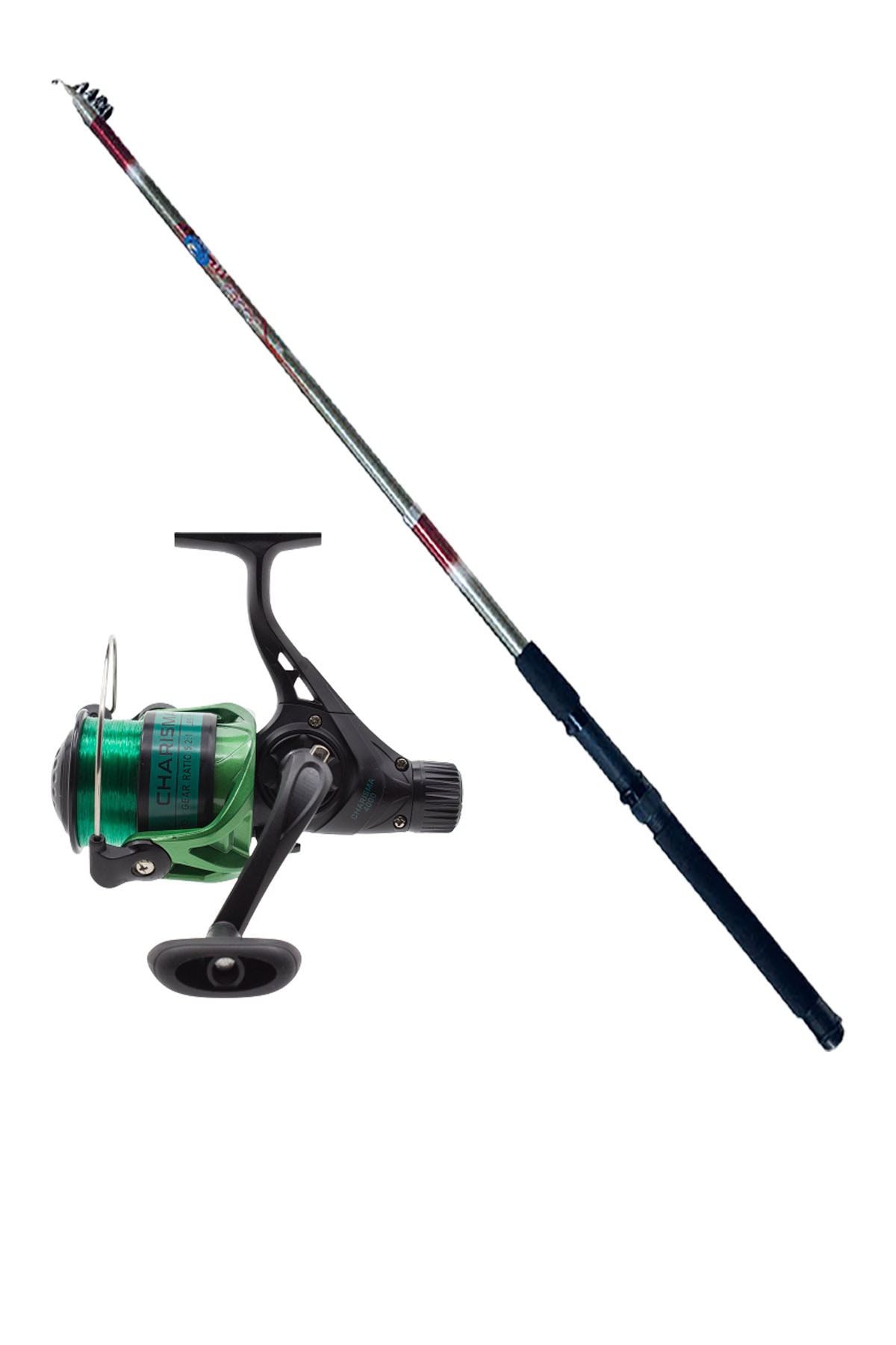 DFT Başlangıç Seti Yeni Racer 390cm 100-150gr Charisma Green Misinalı (hediyeli)