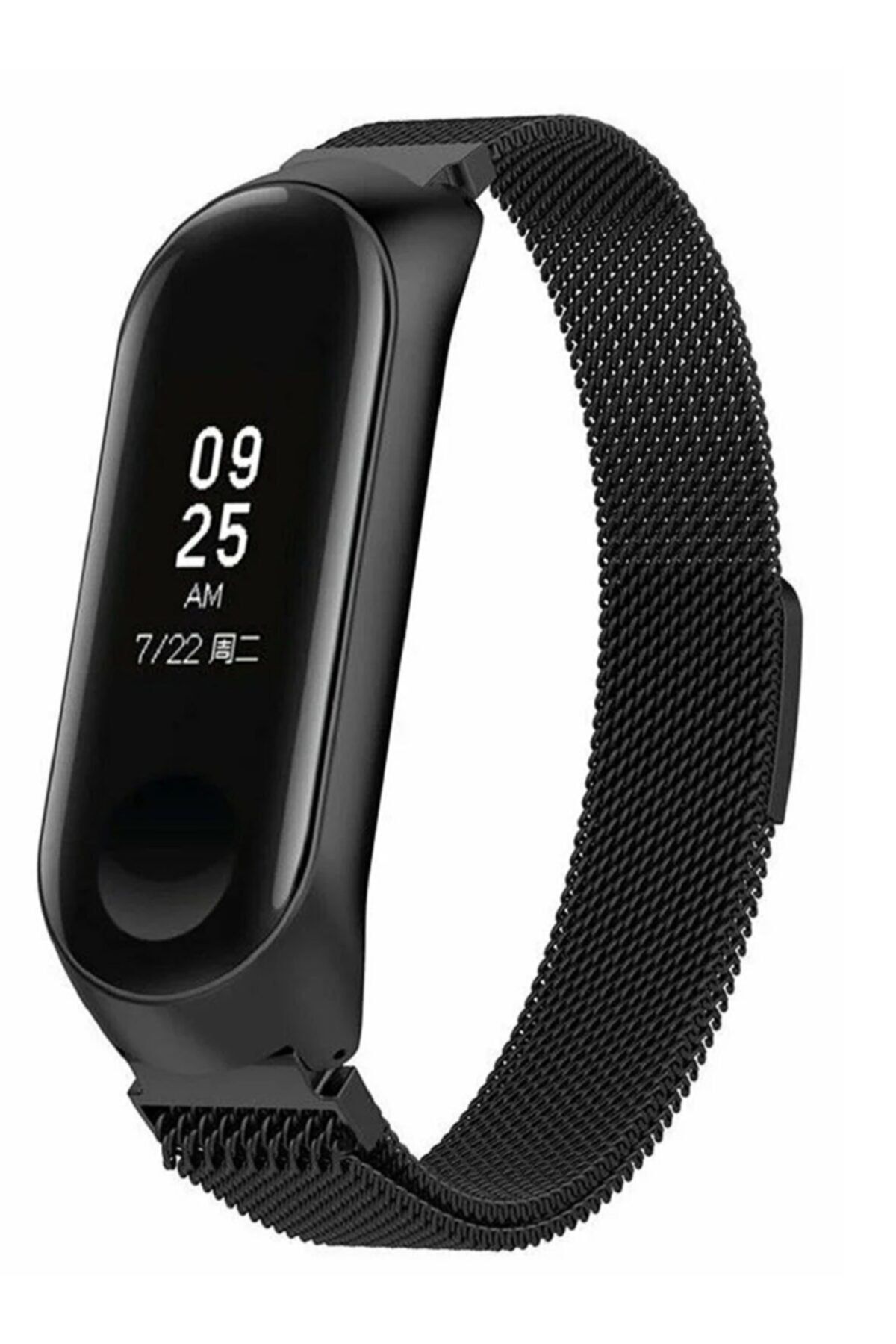 TEKNOLOJİ WORLD Xiaomi Mi Band (m3,m4,m5,m6) 3/4 Uyumlu Kordon Çelik Örgü Hasır Kordon Akıllı Bileklik