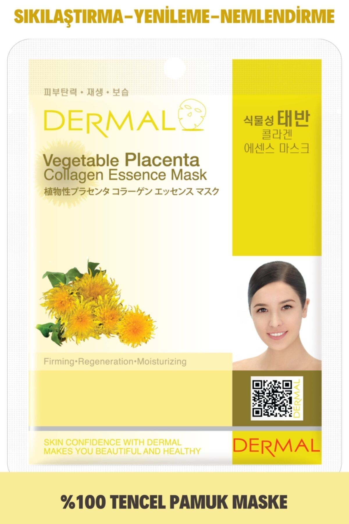 Dermal Bıtkı Plesantası Özlü Kollajen Maskesı 23 gr