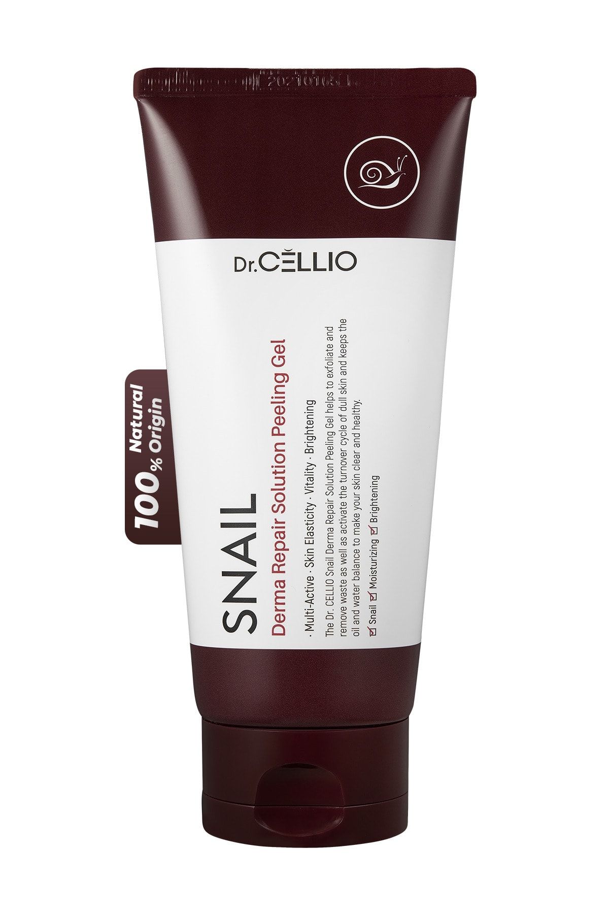 DR. CELLIO Yenileyici Renk Açıcı Ve Onarıcı Derma Snail Peeling Jel Büyük Boy