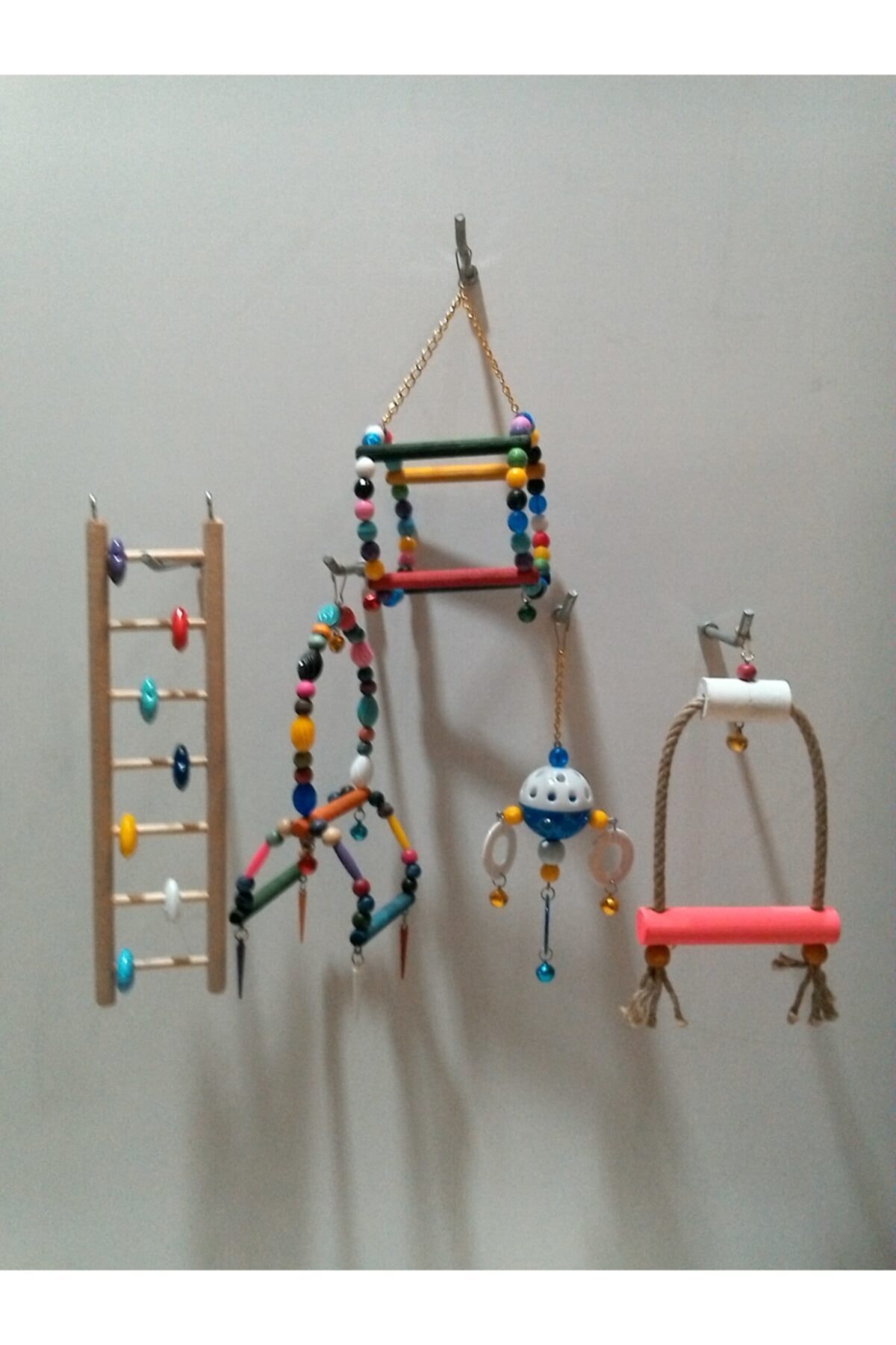Mini Pet 5li Set Büyük Boy Kuş Oyuncakları