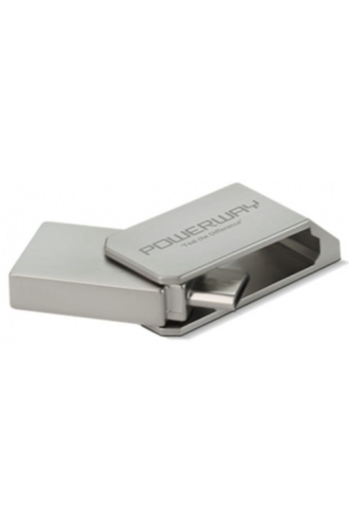 ELECTROZEN Powerway 128 Gb Type-c Metal Usb Otb Flash Bellek Anahtarlıklı Taşınabilir