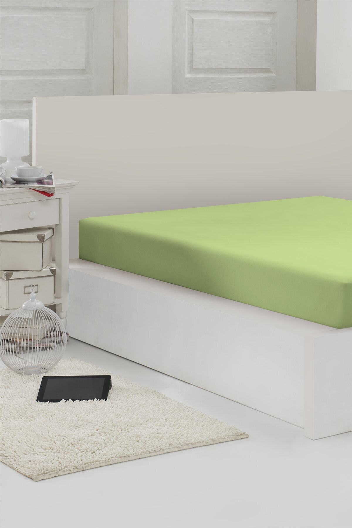 Açelya Home Jumbo Boy Penye Lastikli Çarşaf Takımı-fıstık Yeşili