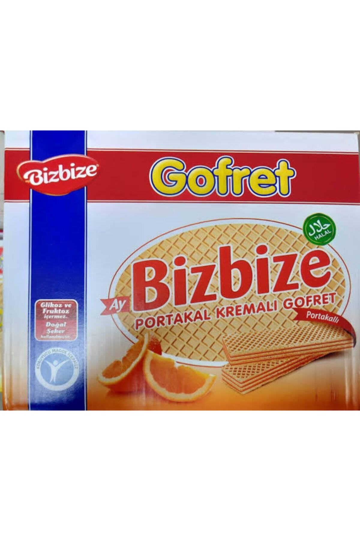Bizbize Portakal Kremalı Gofret 1020 Gr