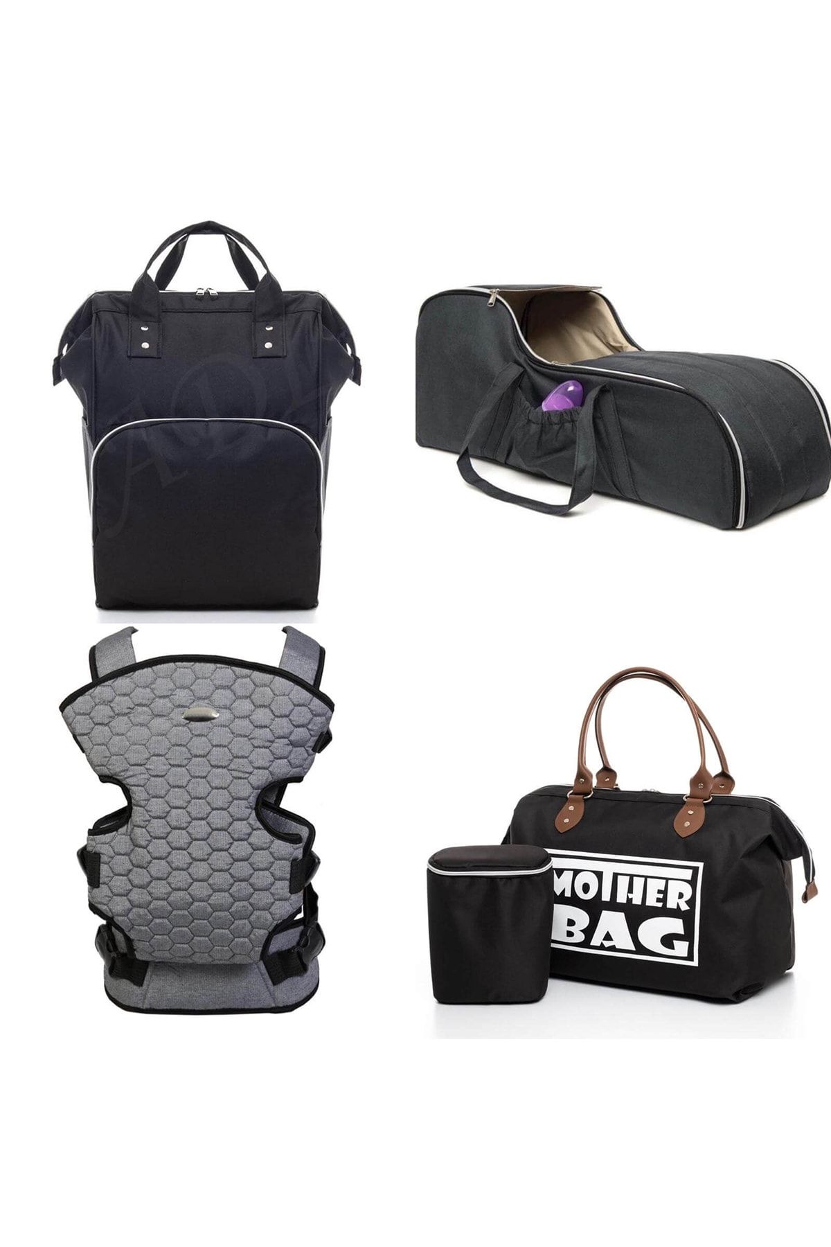 RUBBAG Çanta + Kanguru + Portbebe Ve Mother Bag