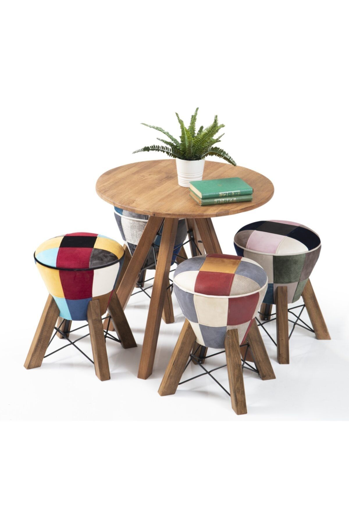 MOBİLYA DÜNYASI Masa Ve Bench Puf Seti