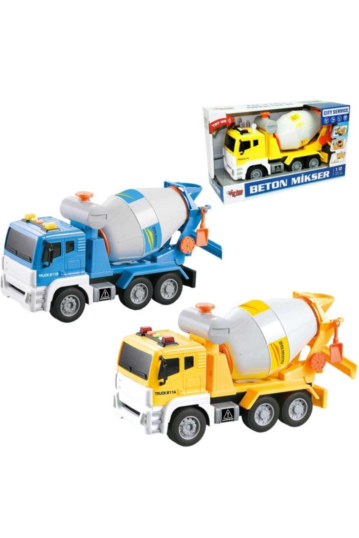VARDEM OYUNCAK 1:16 Sürtmeli Sesli Işıklı Beton Mikseri