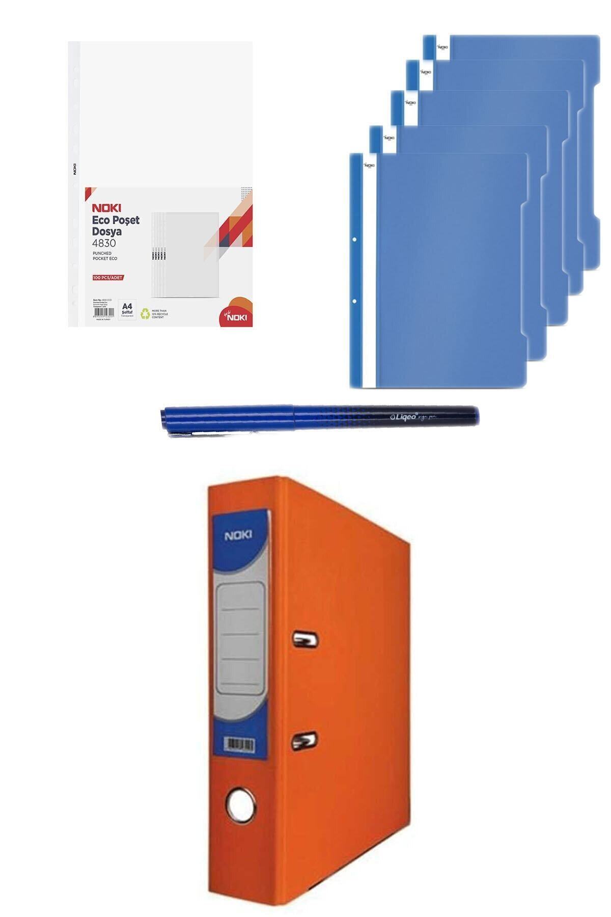 EKM Noki Ofis Set 2 Geniş Klasör Turuncu