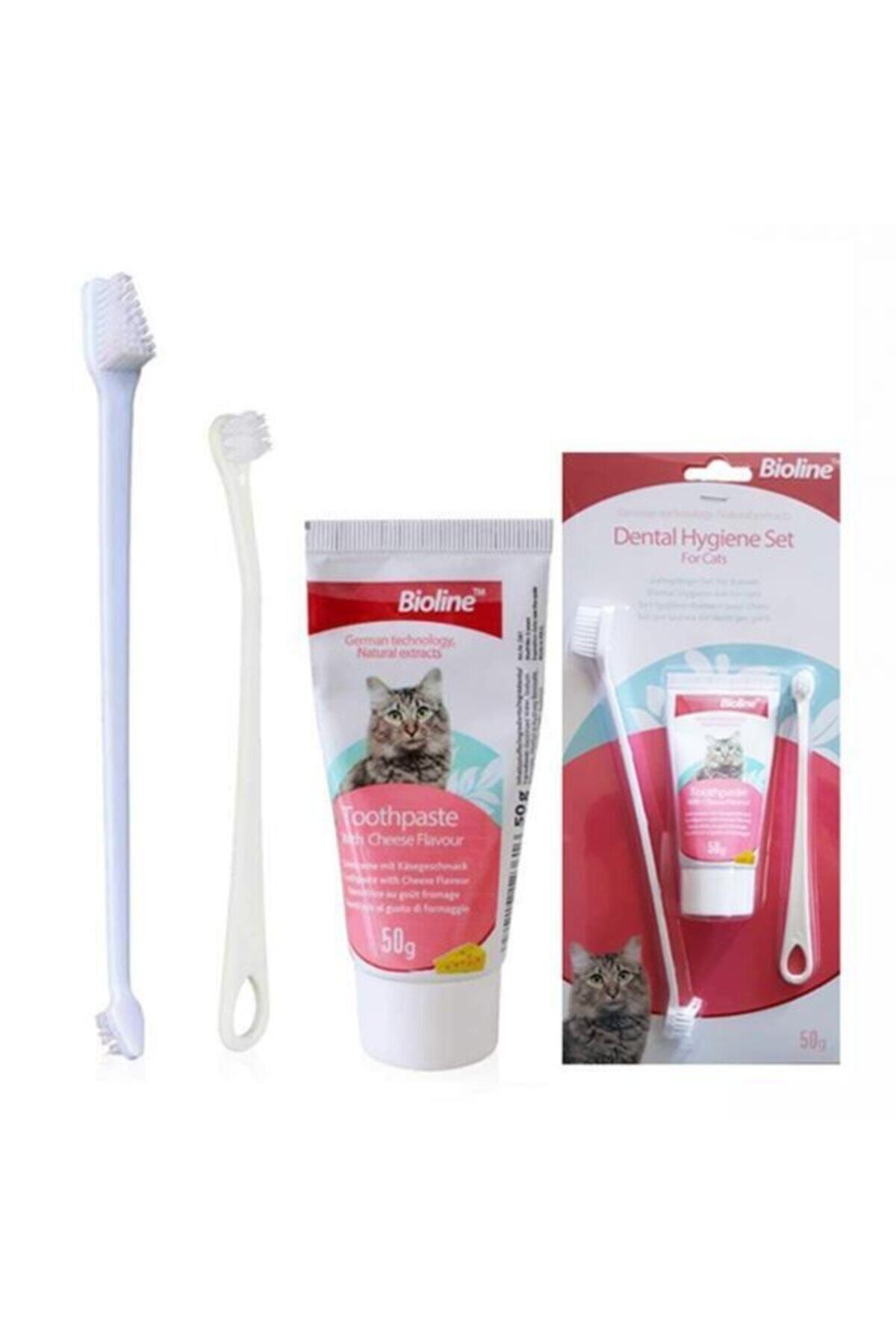 Bioline Peynir Aromalı Kedi Ağız Bakım Seti