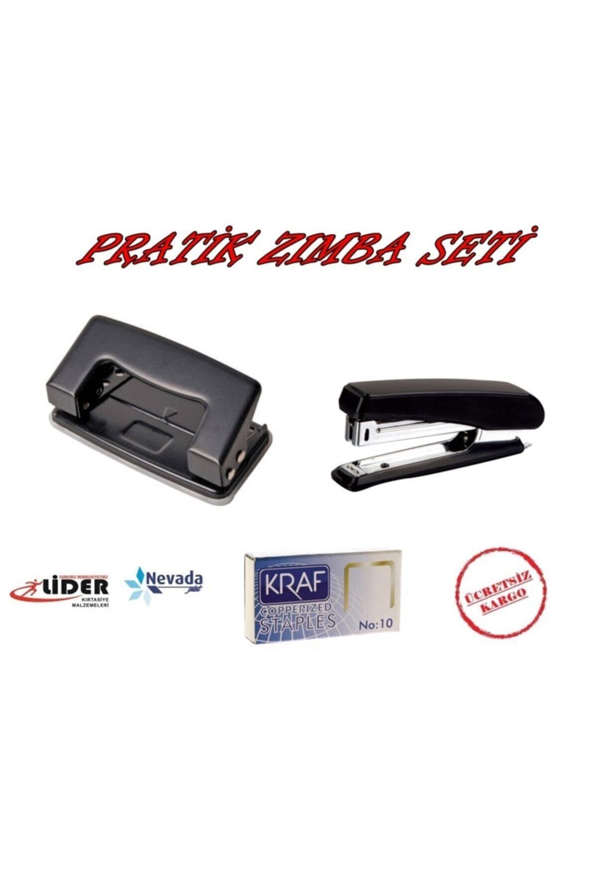KRAF 3'lü Pratik Zımba Seti Ücretsiz Kargo