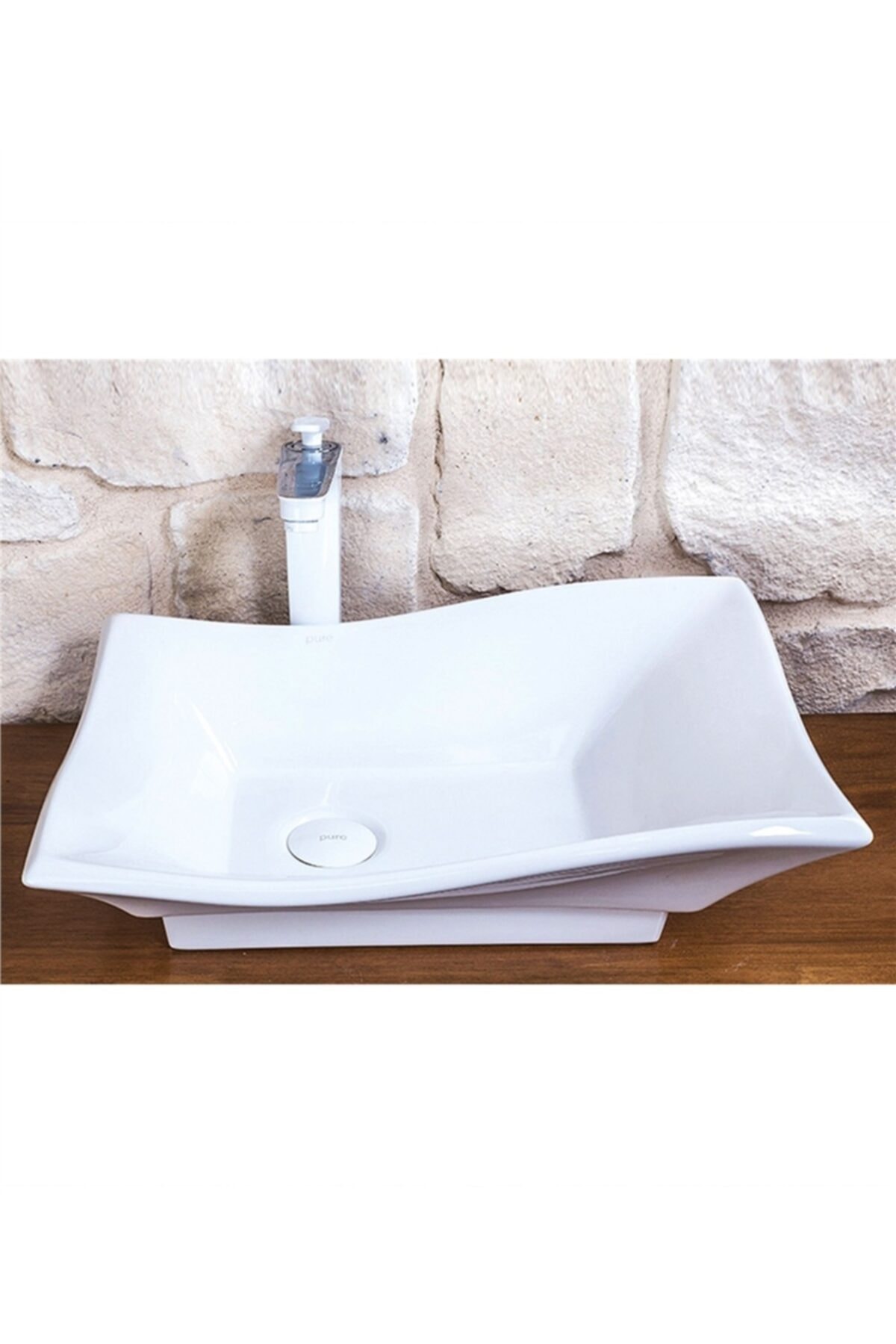 Pure Concept Beyaz Çanak Lavabo