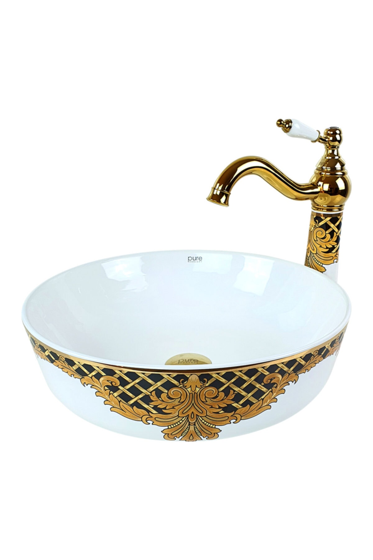 Pure Concept White Gold Kleopatra Çanak Lavabo