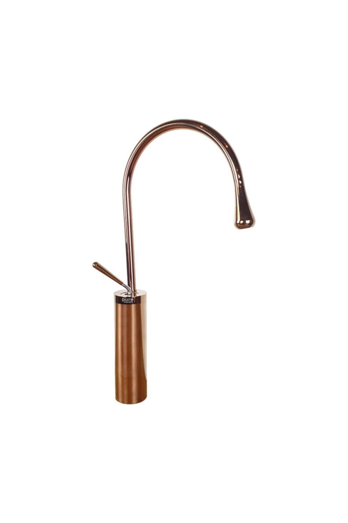 Pure Concept Minimal Rose Gold Çanak Lavabo Bataryası