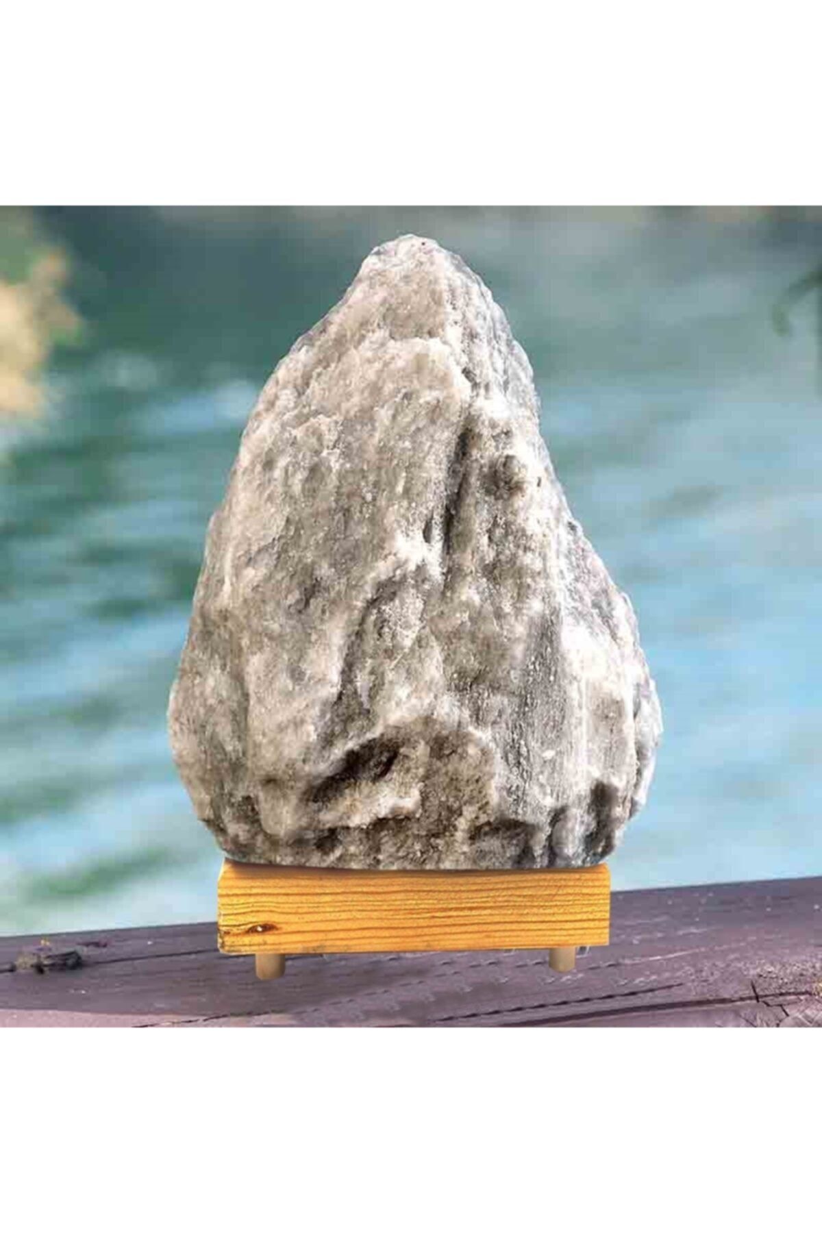 Ankaflex Çankırı Kaya Tuzu Lambası 1.5 Mt Açma Kapama Düğmeli Doğal Tuz Lamba Oda Tuz Abajur 4-6 Kg Tuz Lamba
