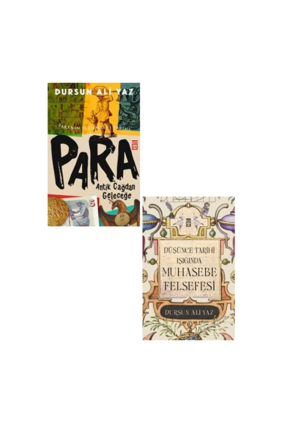 Timaş Yayınları Dursun Ali Yaz 2 Kitap Set / Para Antik Çağdan Geleceğe - Düşünce Tarihi Işığında Muhasebe Felsefesi