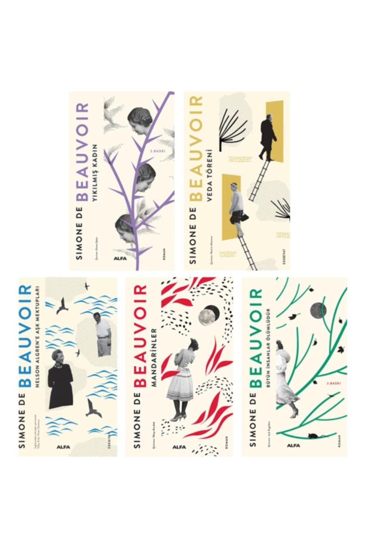 Alfa Yayınları Simone De Beauvoir 5 Kitap Set