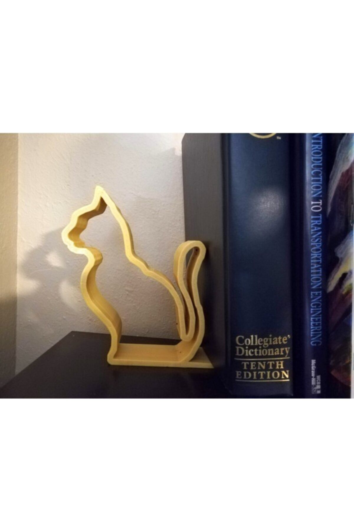 AYAZOĞLU Sarı Kedili Kitap Tutucu