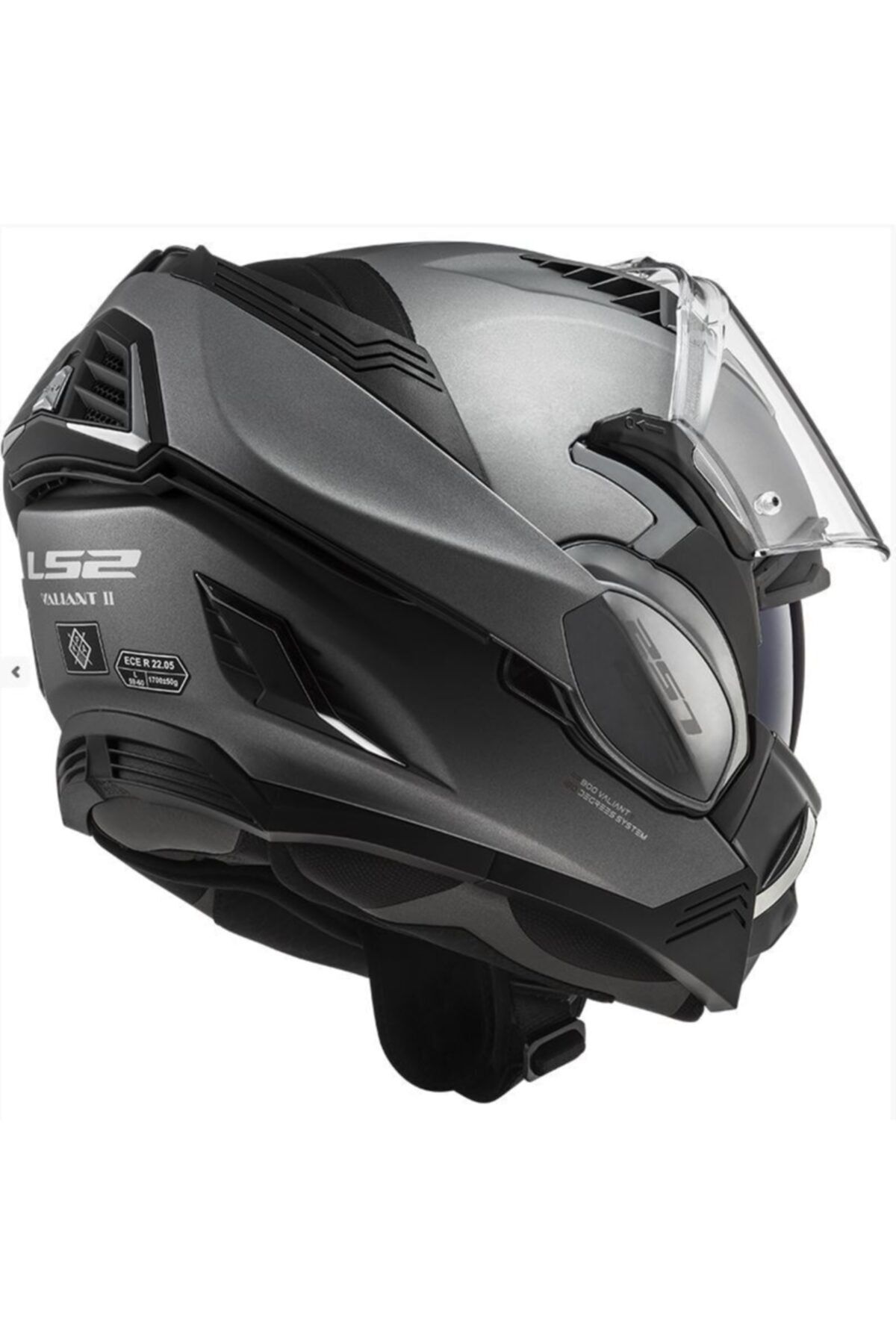 LS2 Valıant 2 Mat Tıtanıum Kask