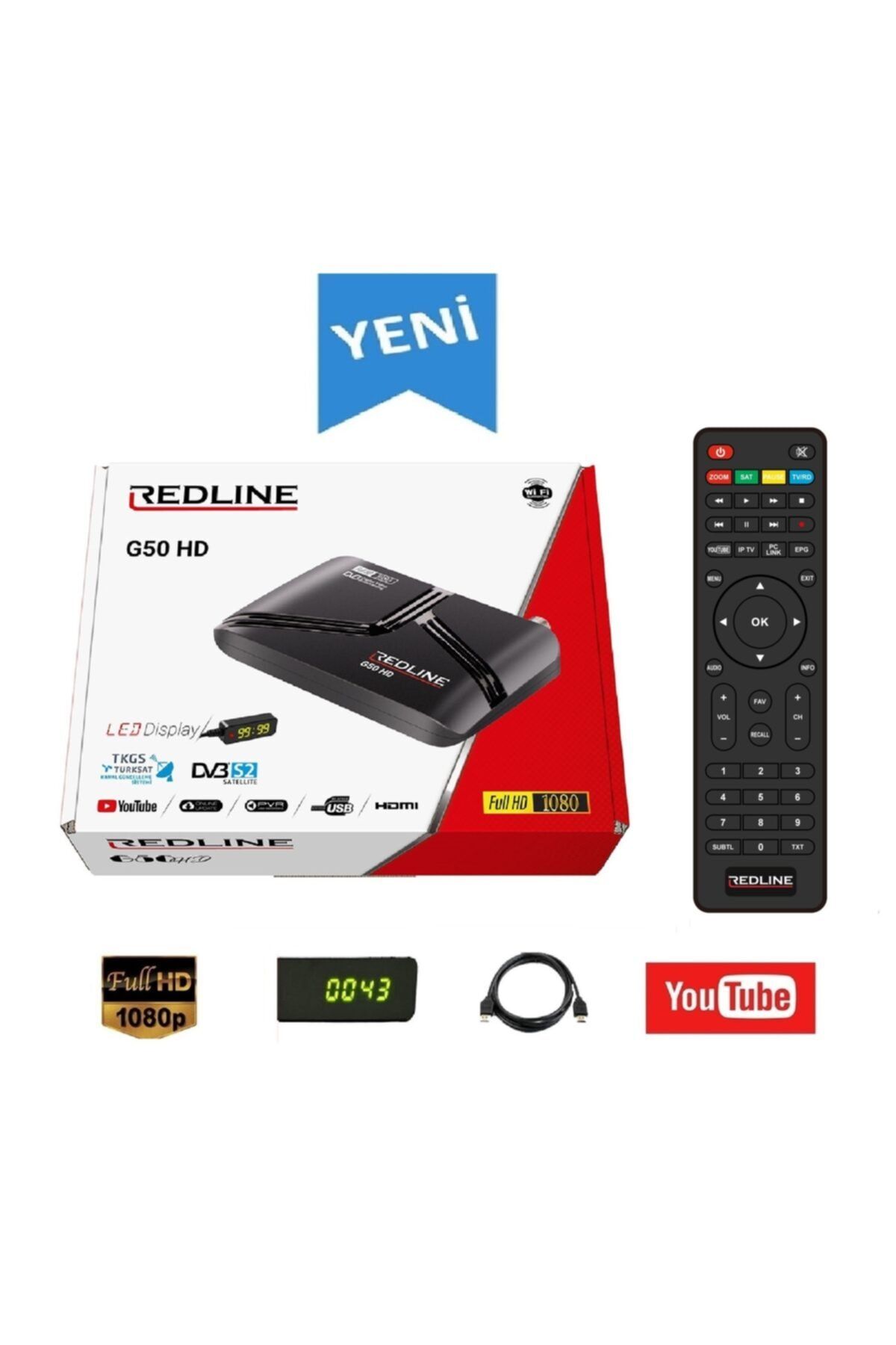 Tekno61 G50 Full Hd Uydu Alıcısı Ve Youtube