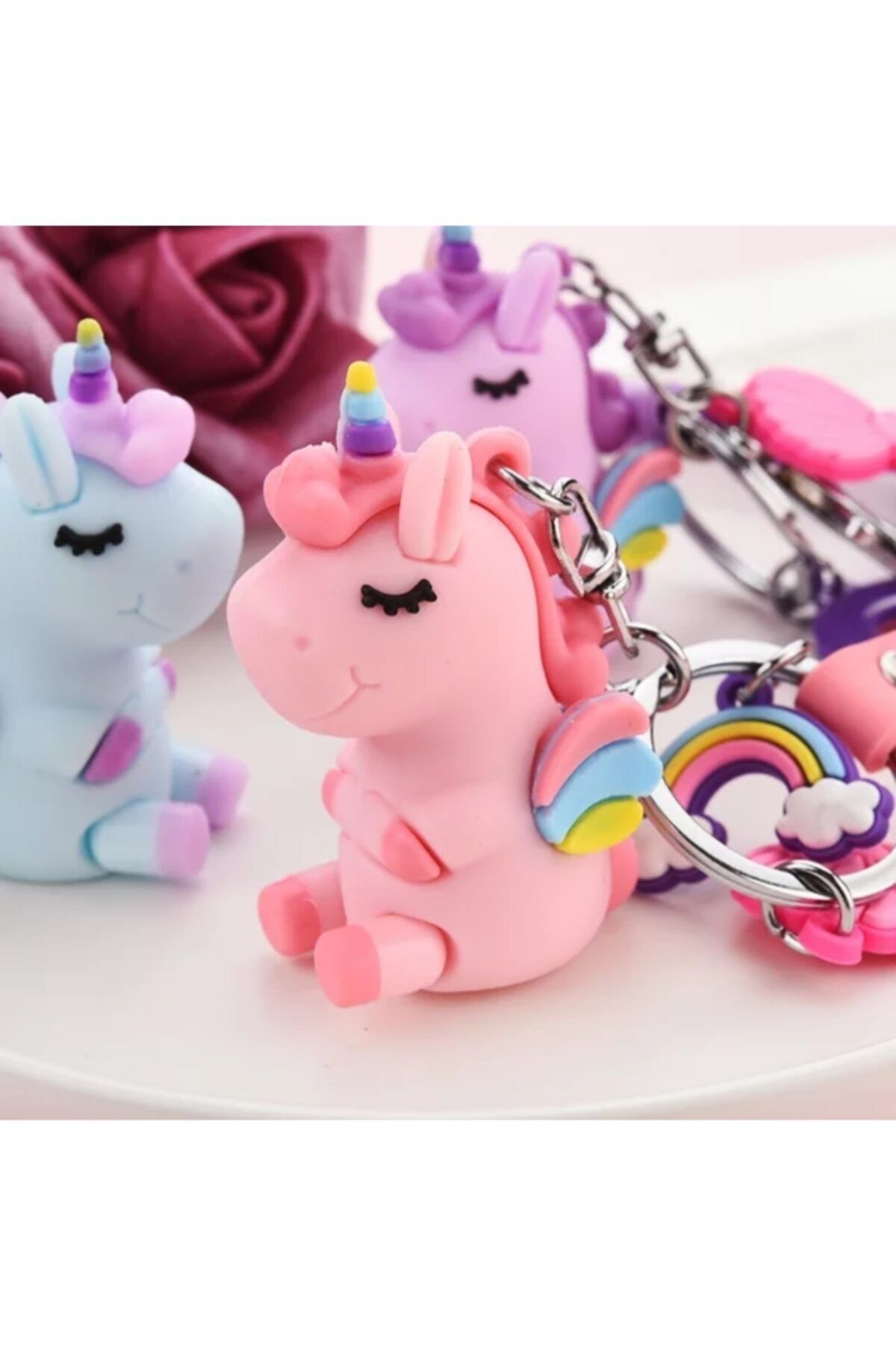 PuffinGiftStore Unicorn Anahtarlık