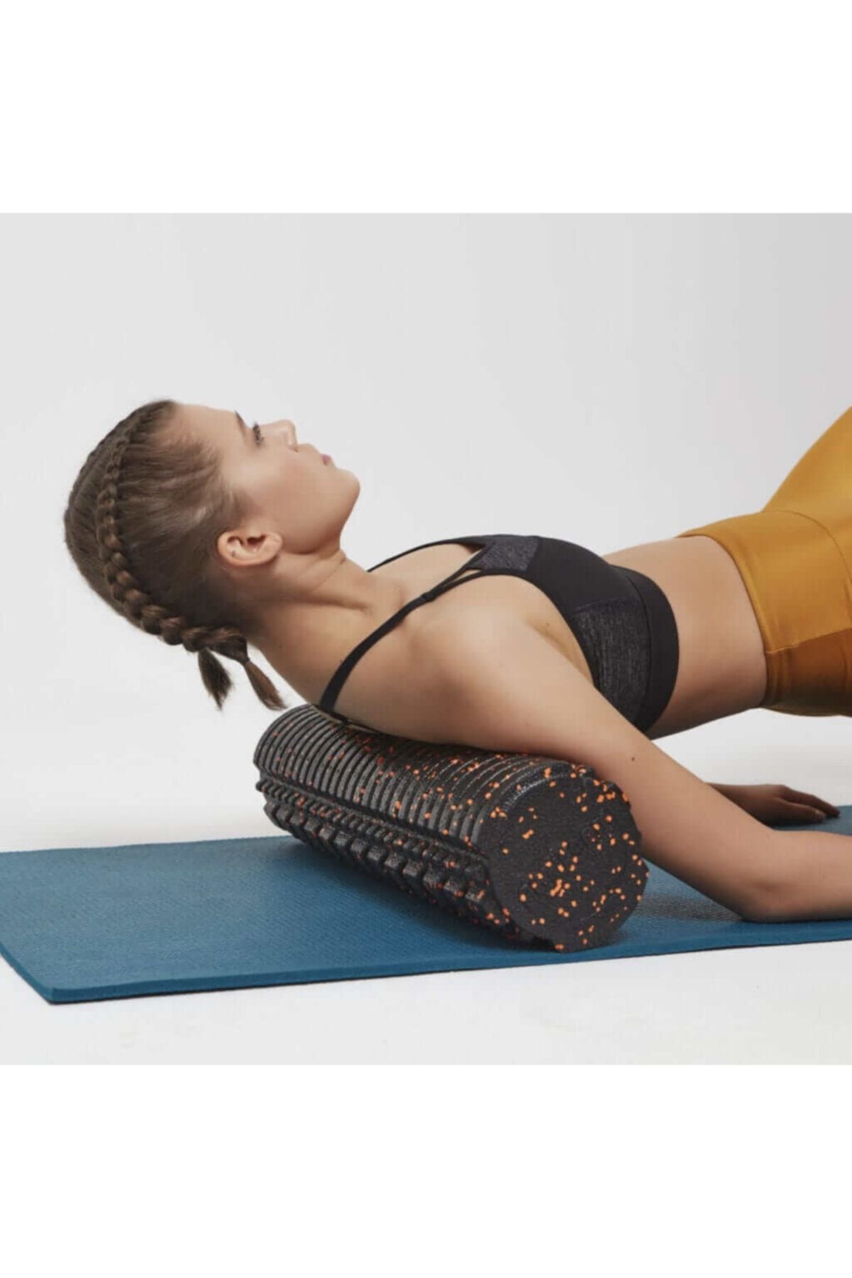 Actifoam Orta Sert Tırtıklı Masaj Rulosu Foam Roller 90 Cm