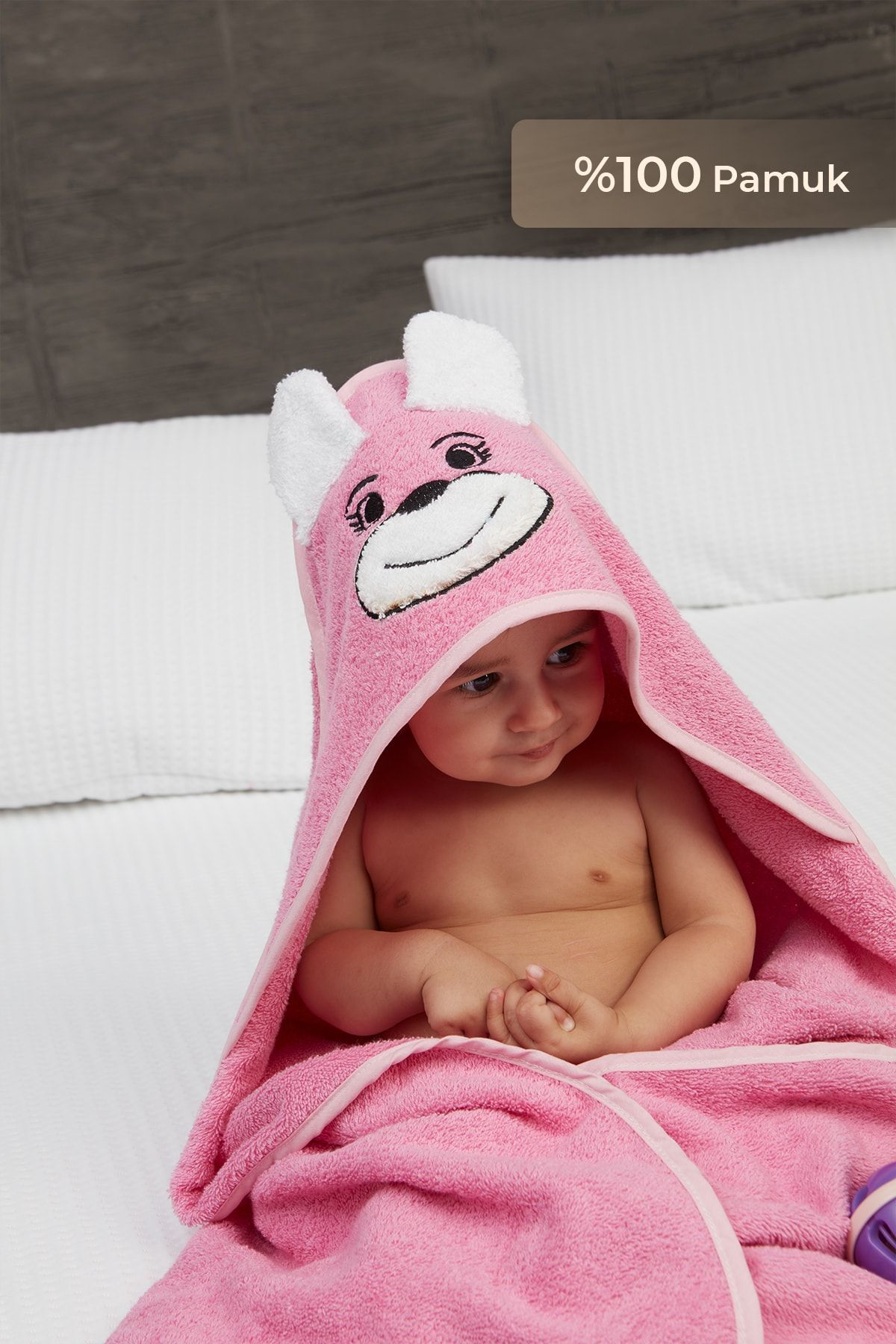Mislina Bebek Kundak Banyo Havlusu