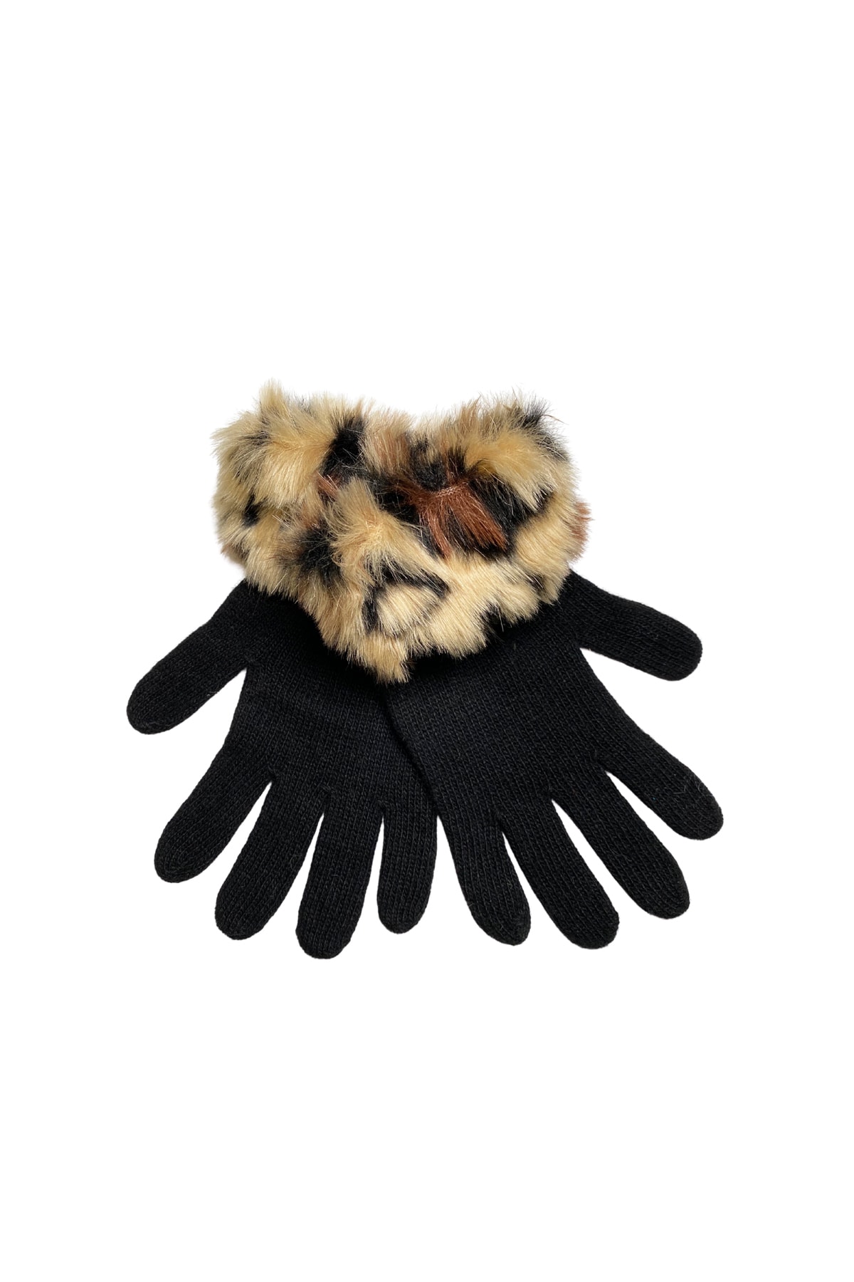 FUREVER FASHION Suni Kürklü Angora Eldiven