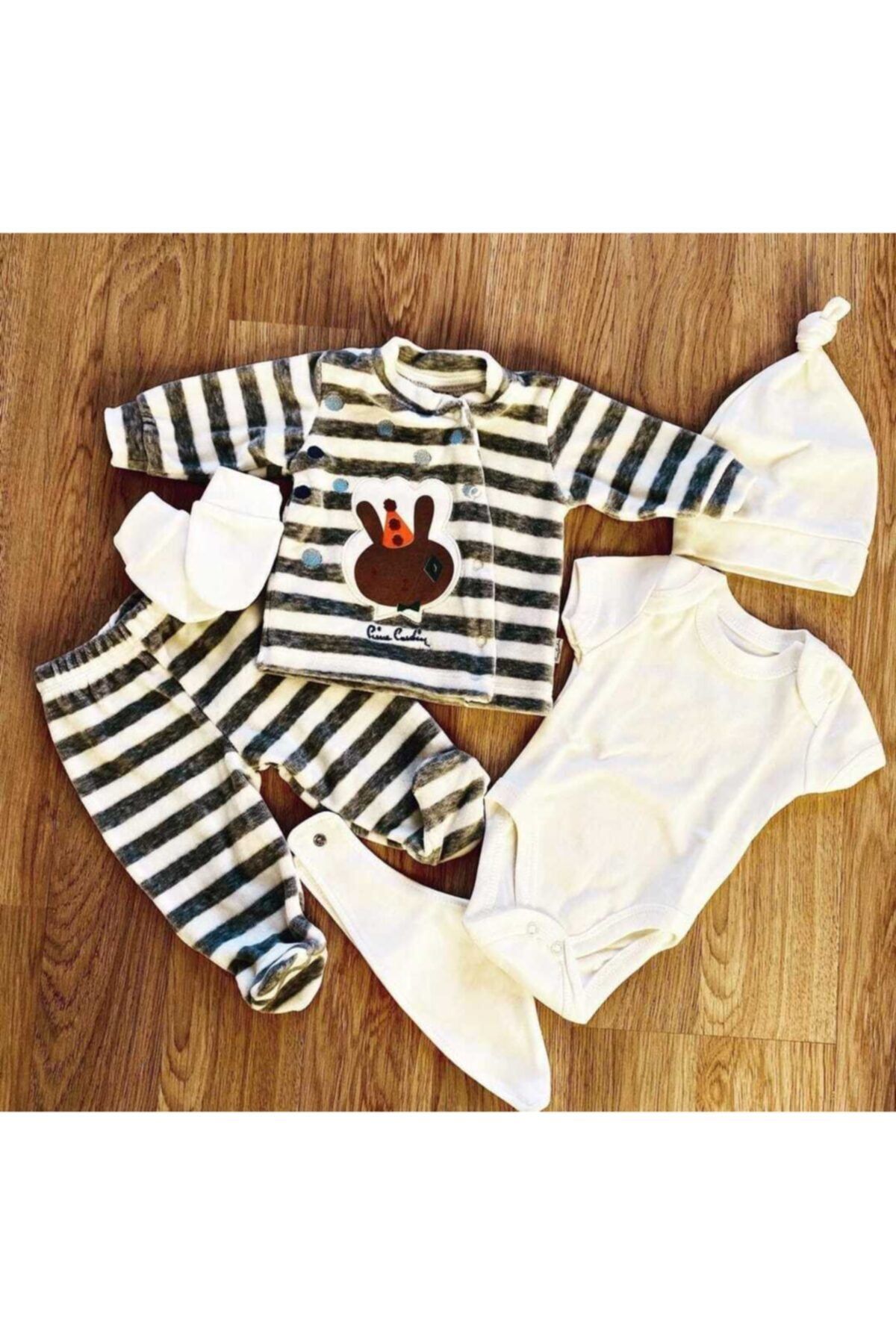 Pierre Cardin Baby Kadife 6 Parça Set