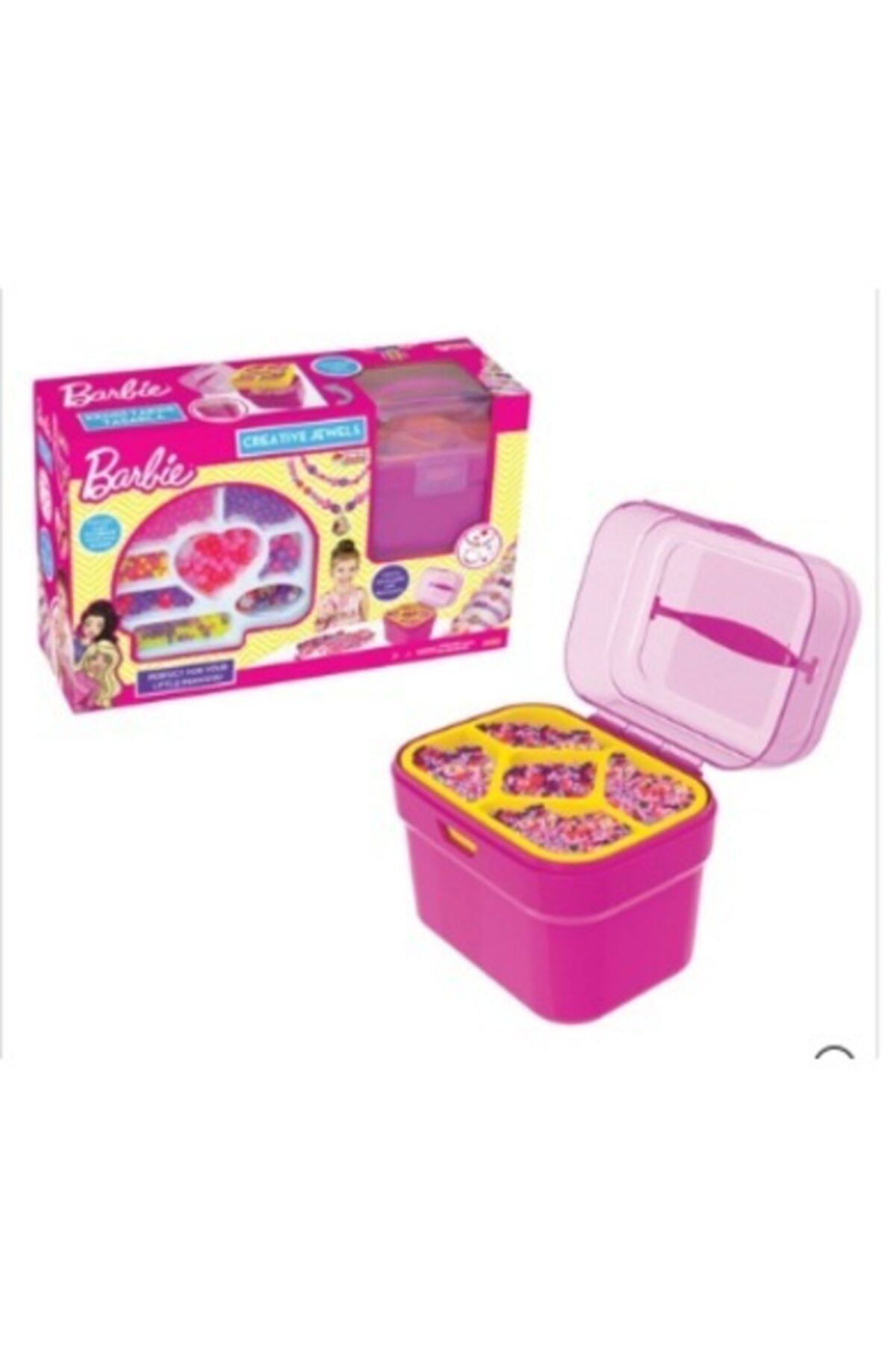 YM Toys Barbie Sepetli Takı Tasarımı Boncuk Yapım Seti